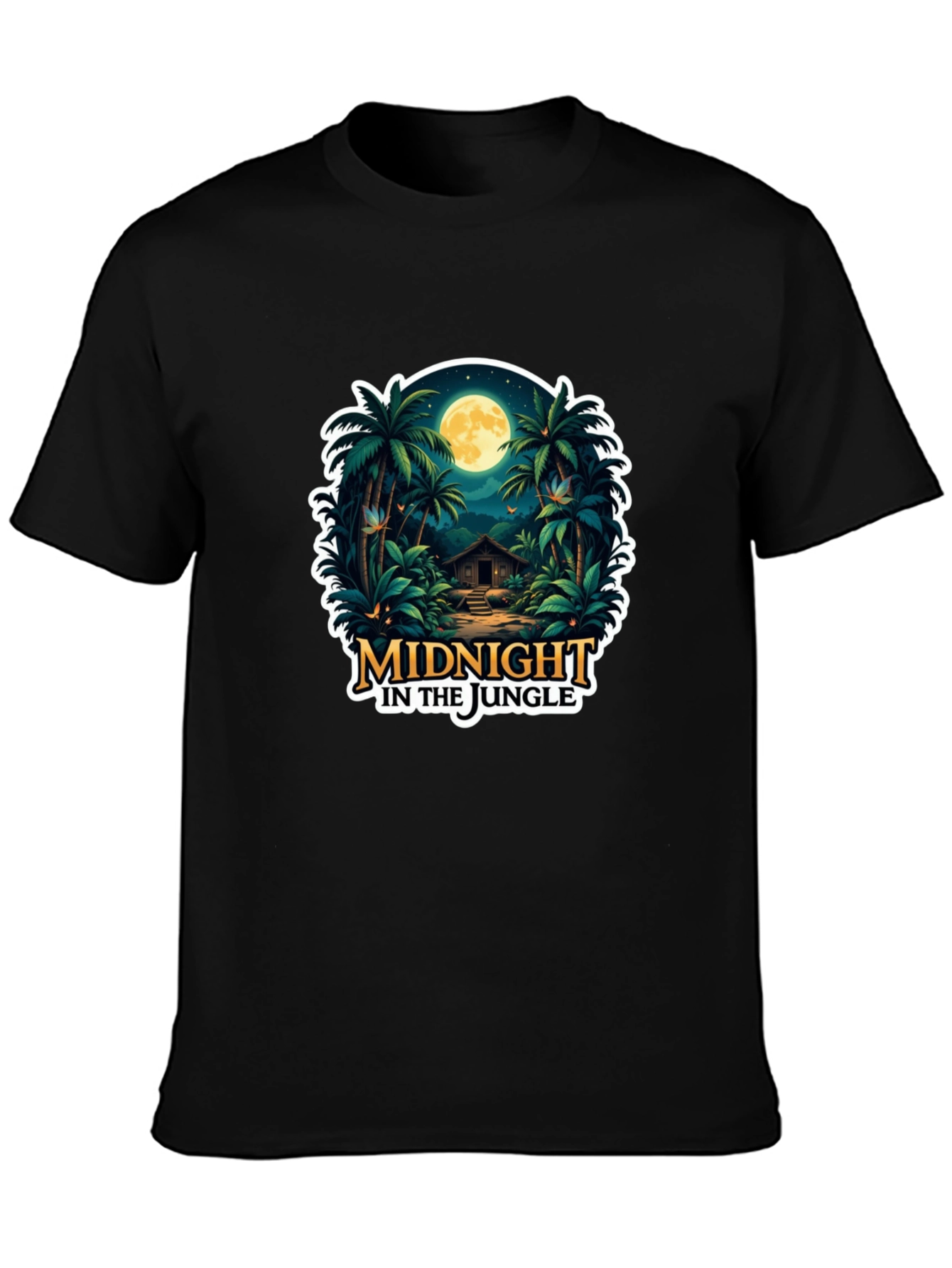 Midnight Jungle Graphic T-Shirt