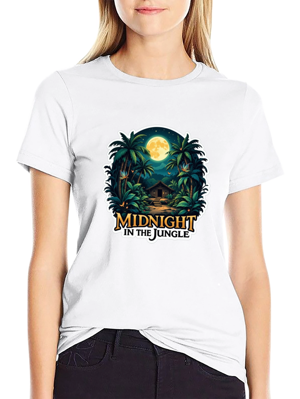 Midnight Jungle Graphic T-Shirt