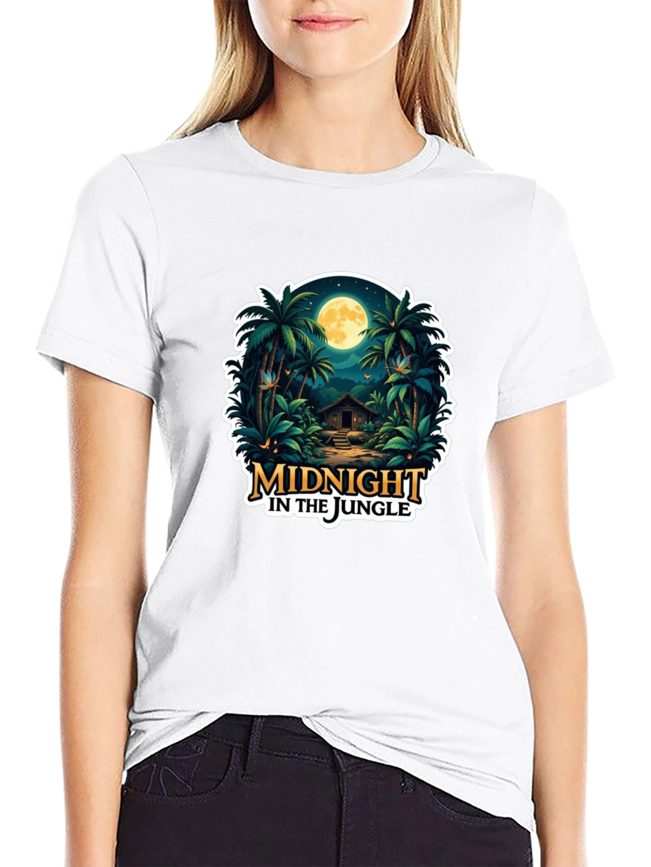 Midnight Jungle Graphic T-Shirt