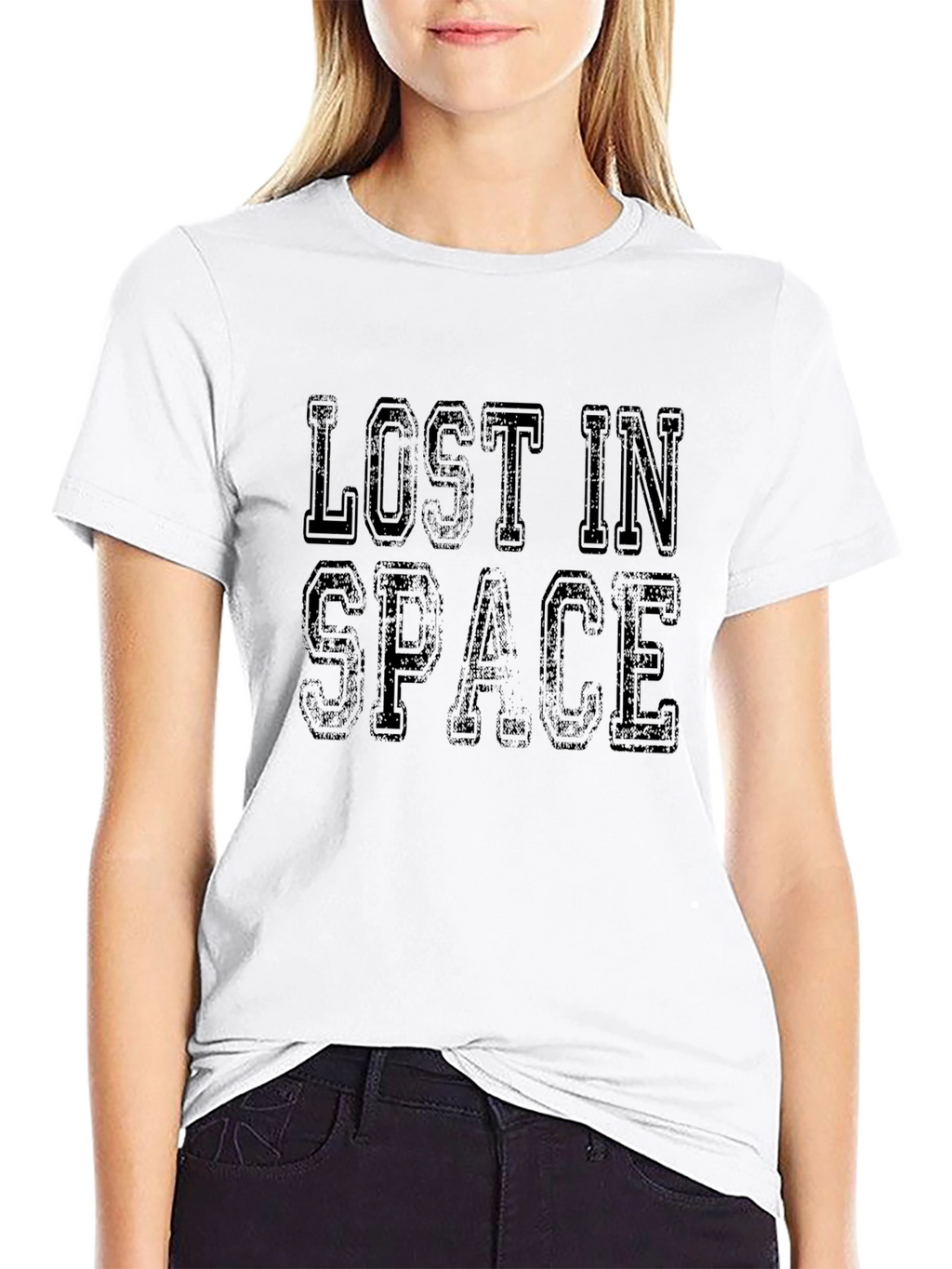 Lost In Space Black Graphic T-Shirt