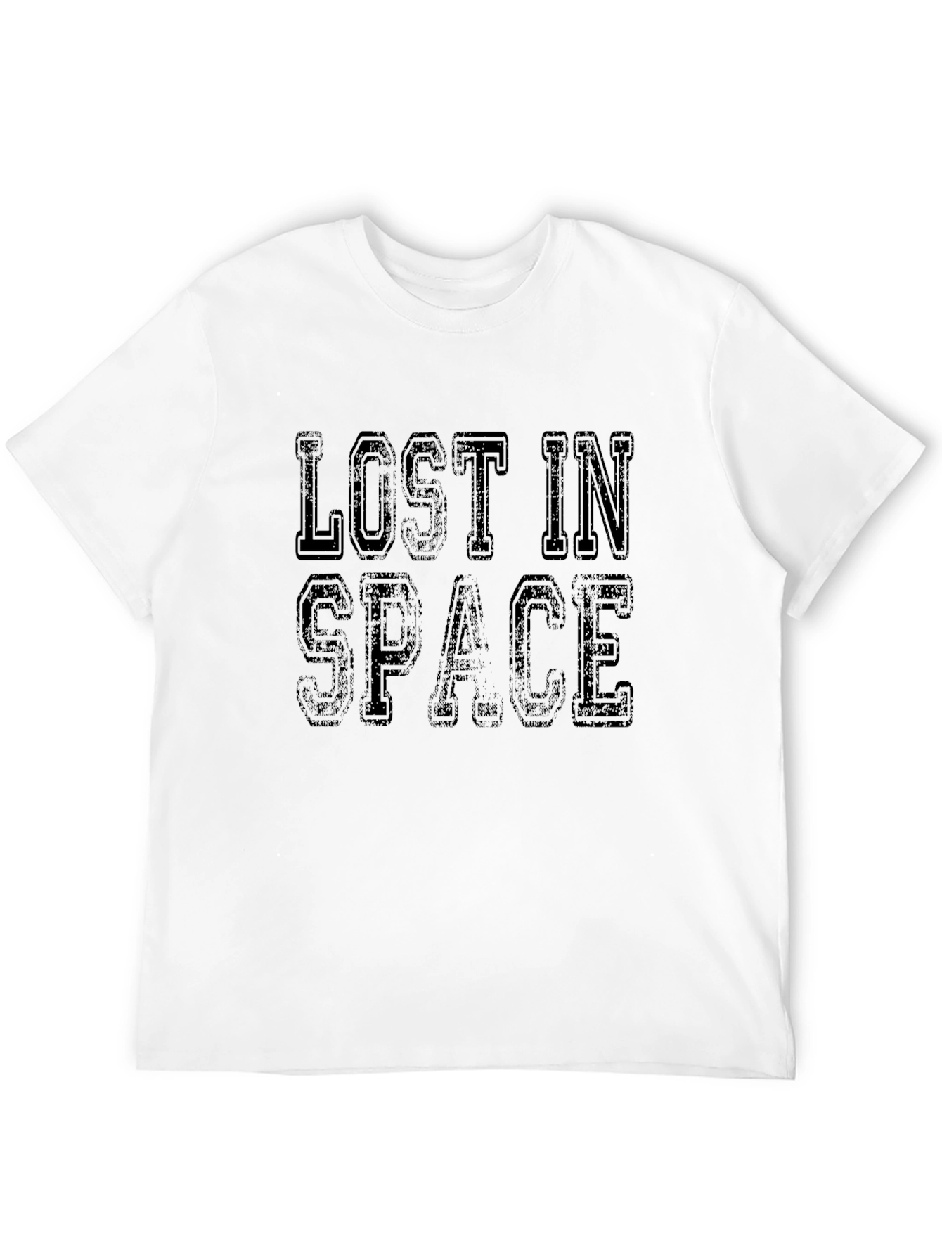 Lost In Space Black Graphic T-Shirt