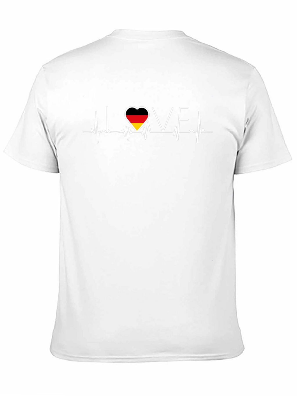 Germany Heartbeat Flag T-Shirt - Love Germany Tee