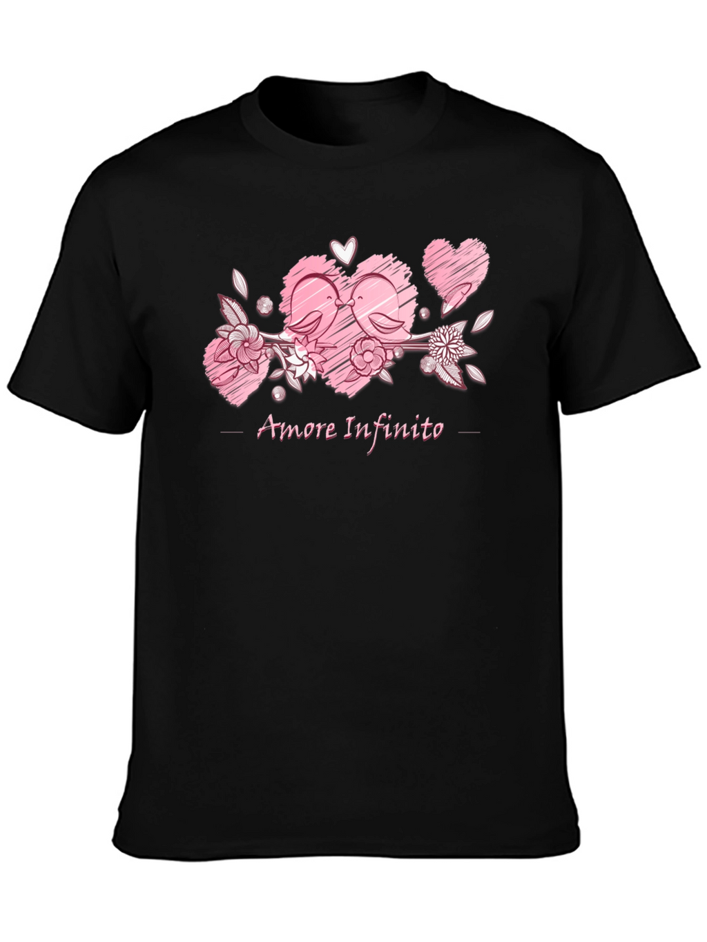 Amore Infinito T-Shirt - Love Birds Design