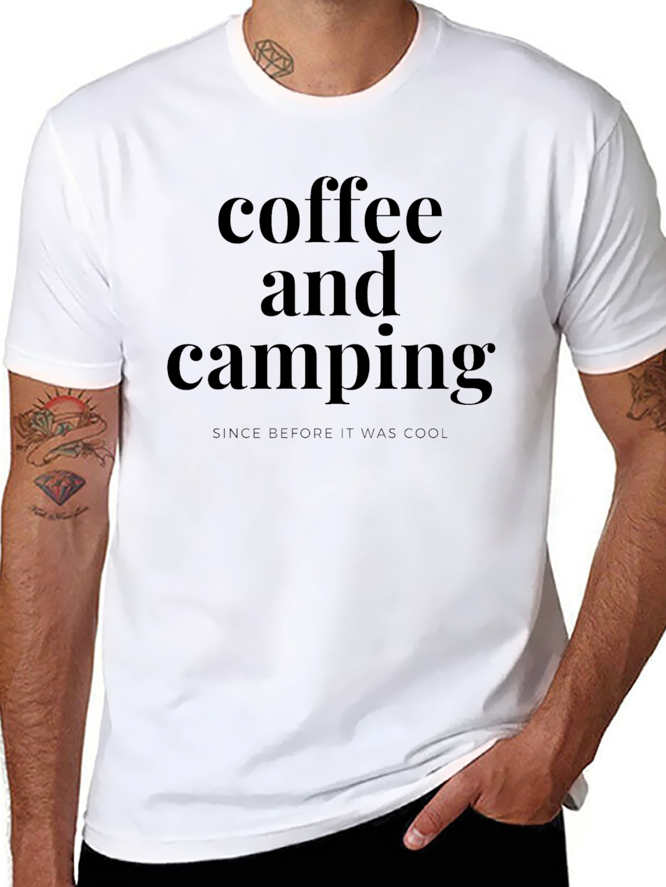 Coffee and Camping Graphic Tee
