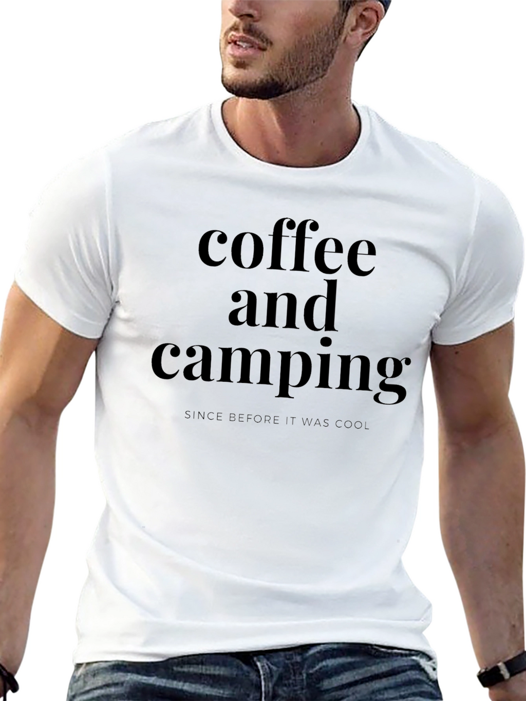 Coffee and Camping Graphic Tee