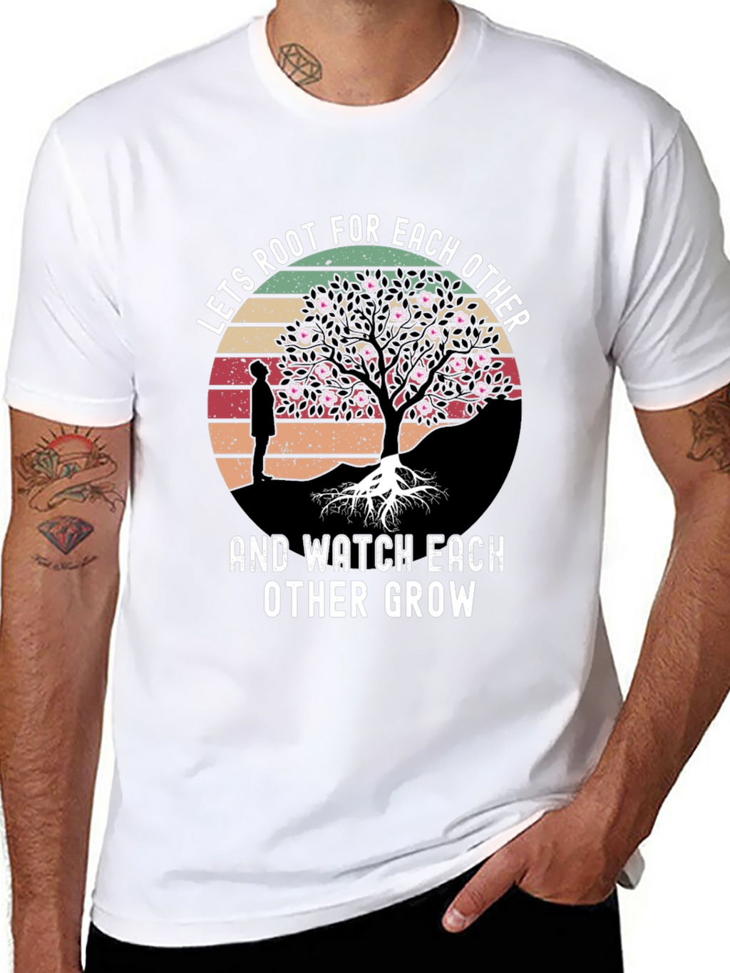 Lets Root For Each Other Graphic Tee