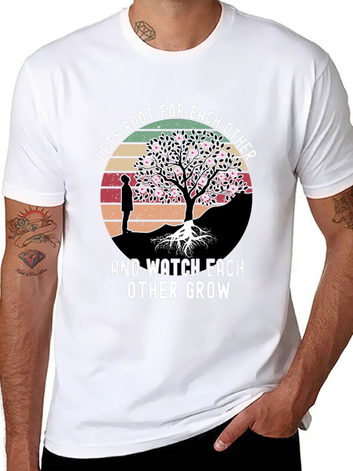 Lets Root For Each Other Graphic Tee