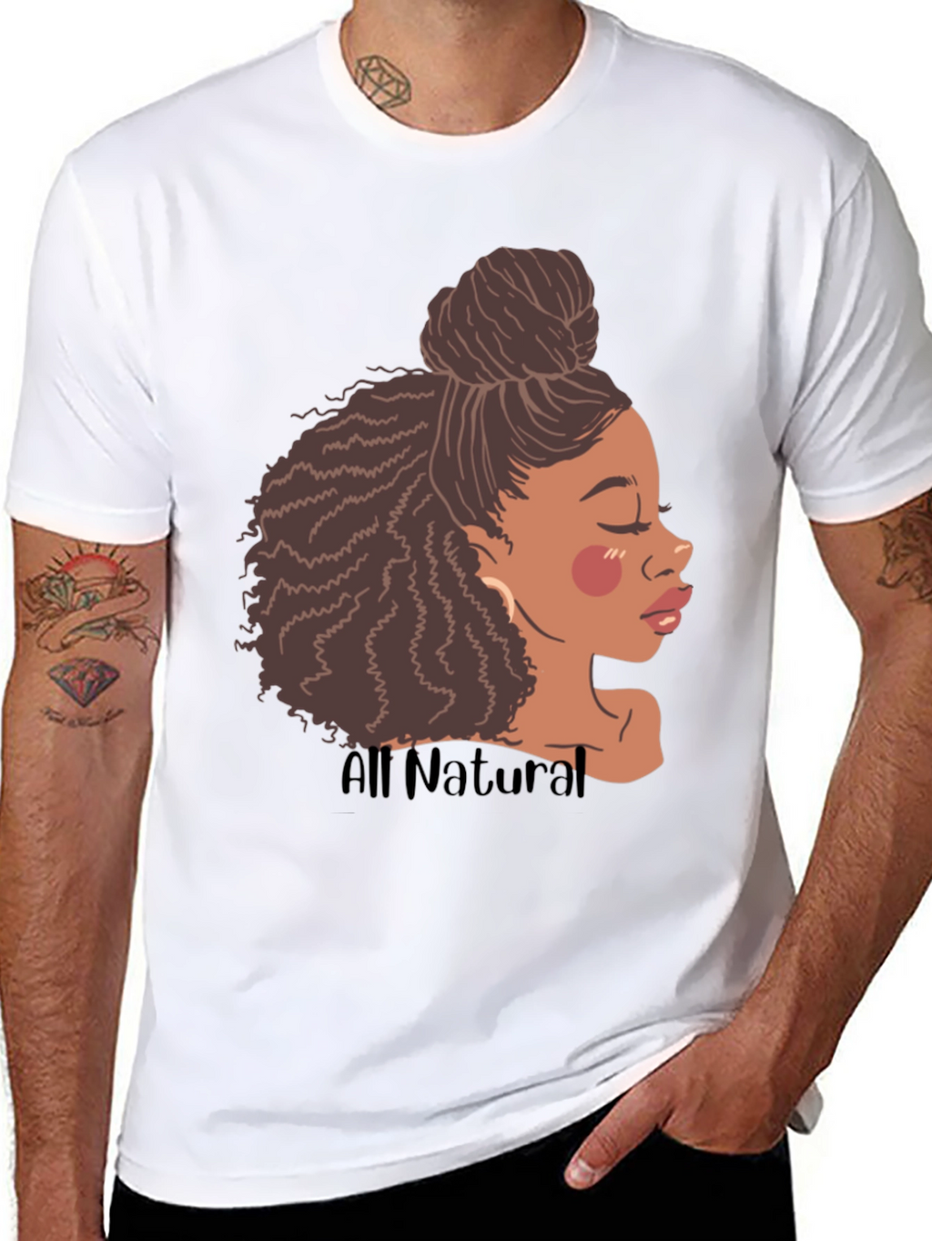 All Natural Woman Graphic T-Shirt