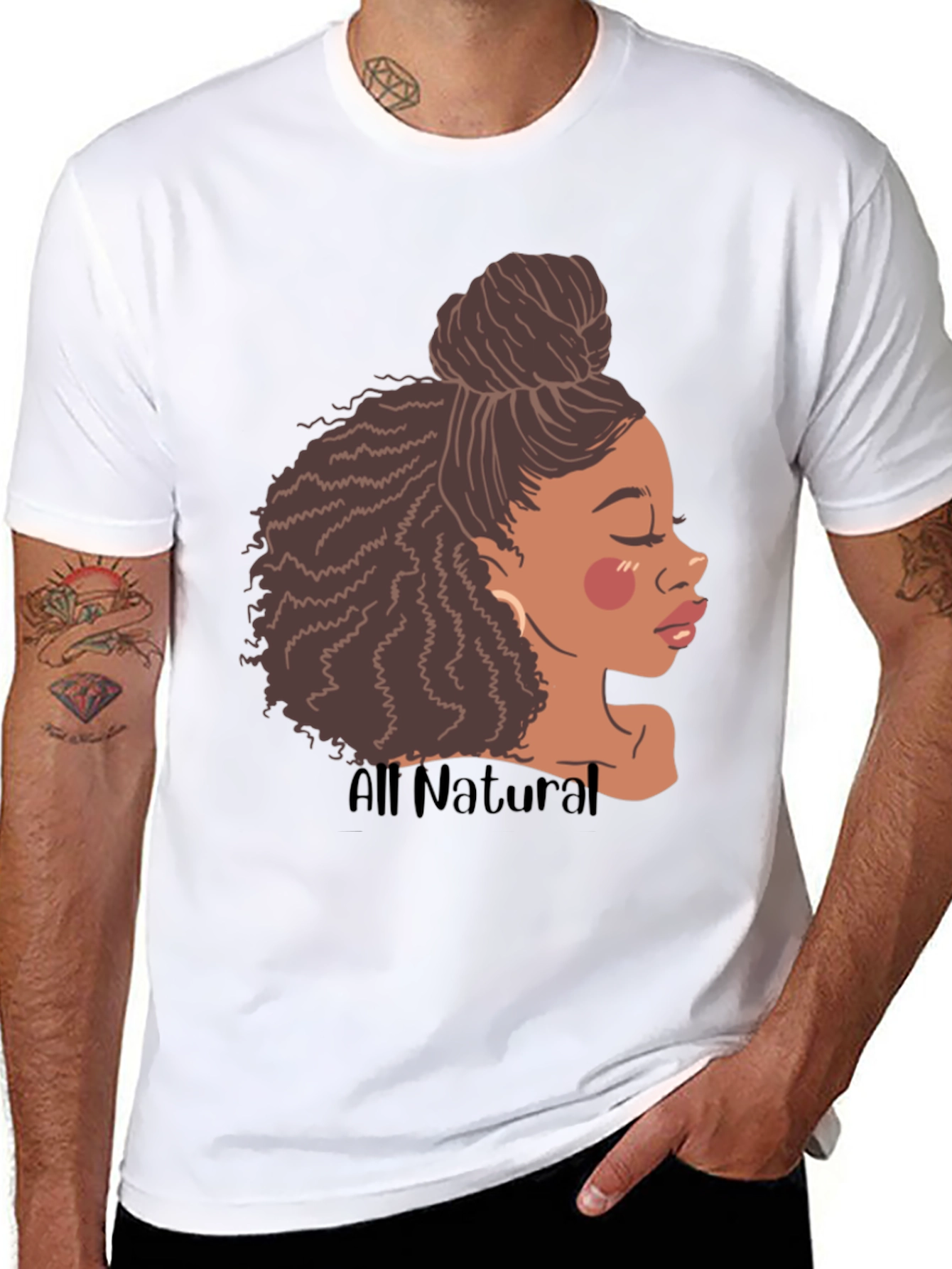 All Natural Woman Graphic T-Shirt