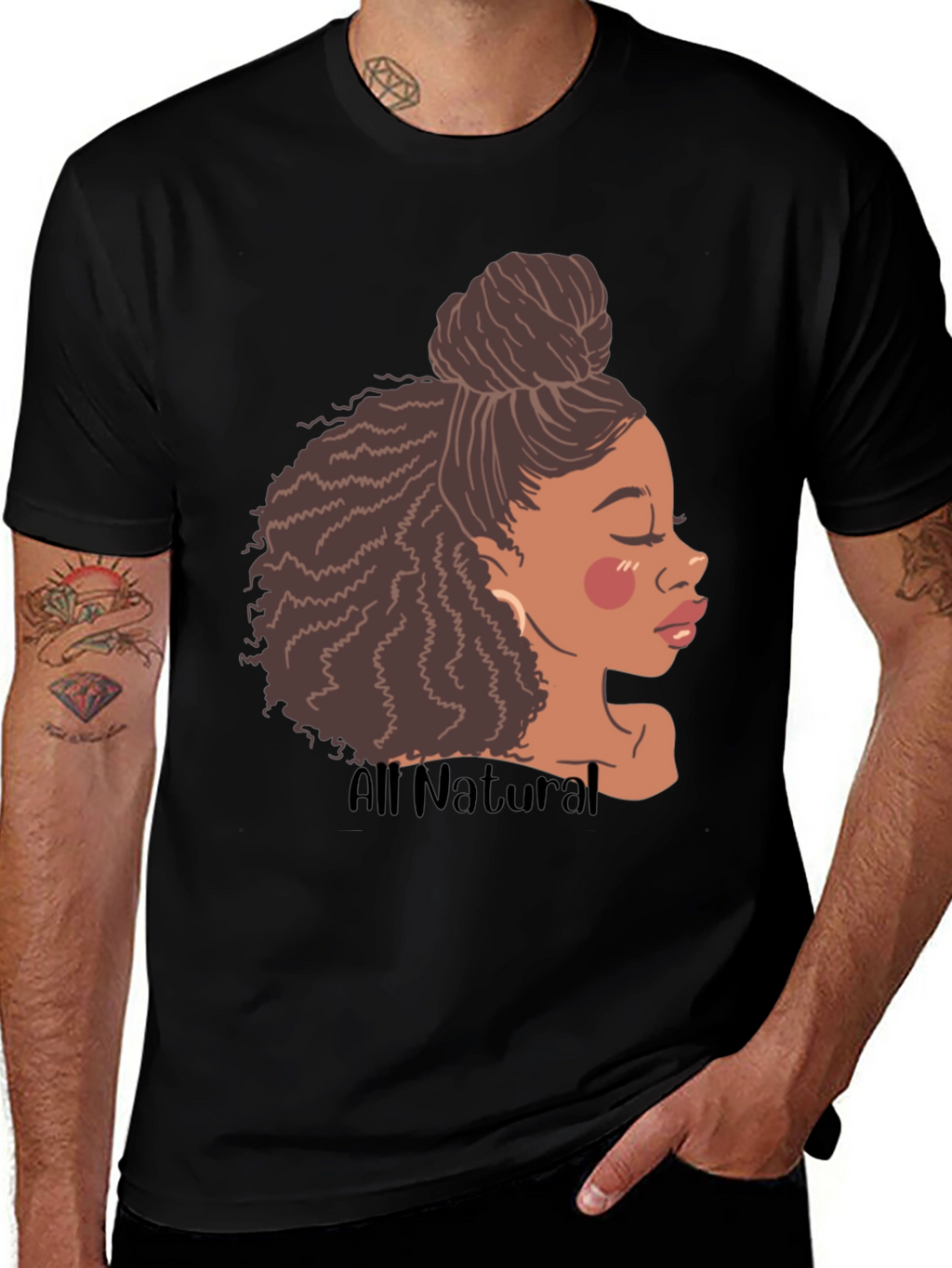 All Natural Woman Graphic T-Shirt
