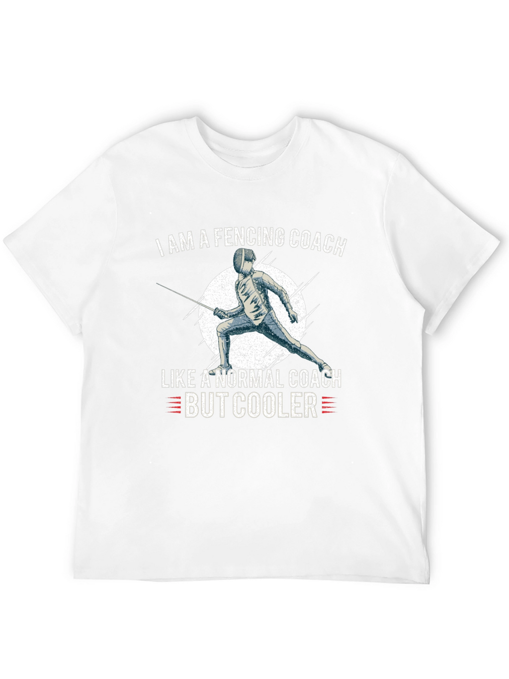 Fencing Coach Graphic Tee - Cool & Stylish