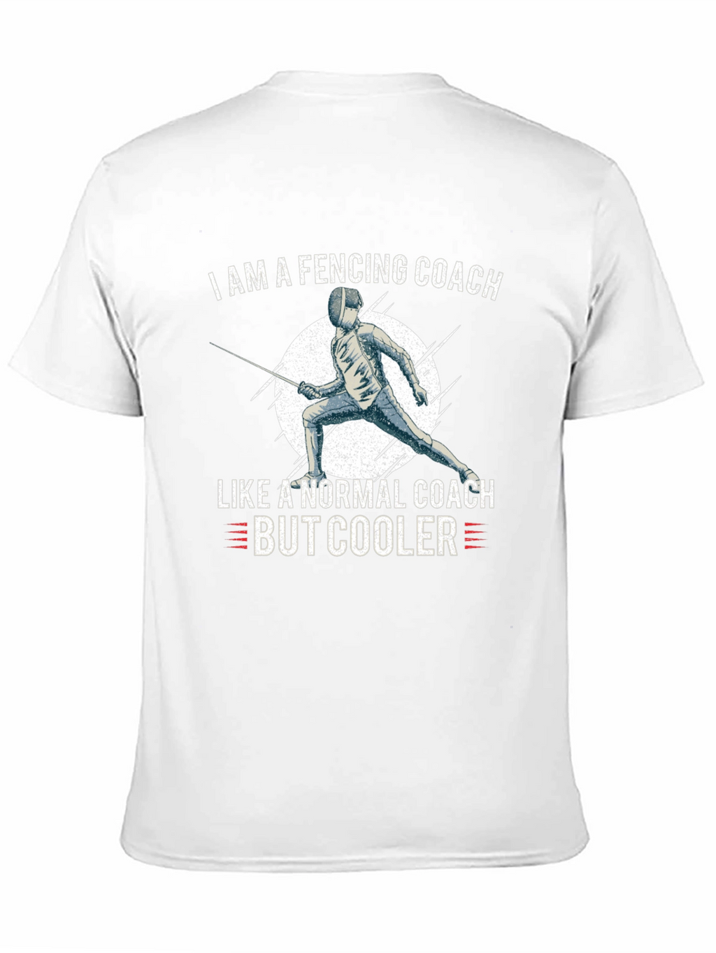 Fencing Coach Graphic Tee - Cool & Stylish