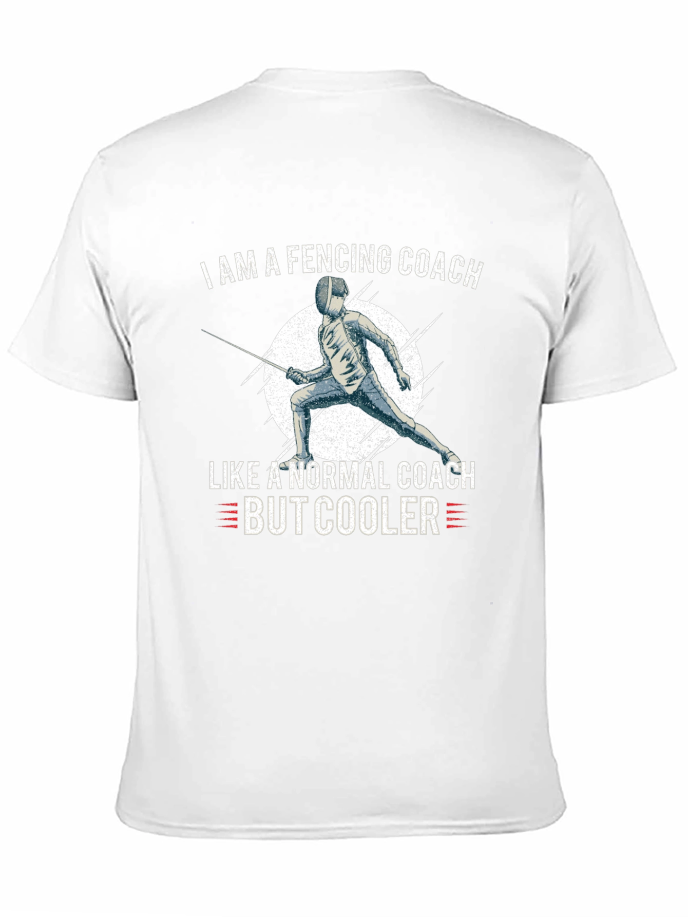 Fencing Coach Graphic Tee - Cool & Stylish