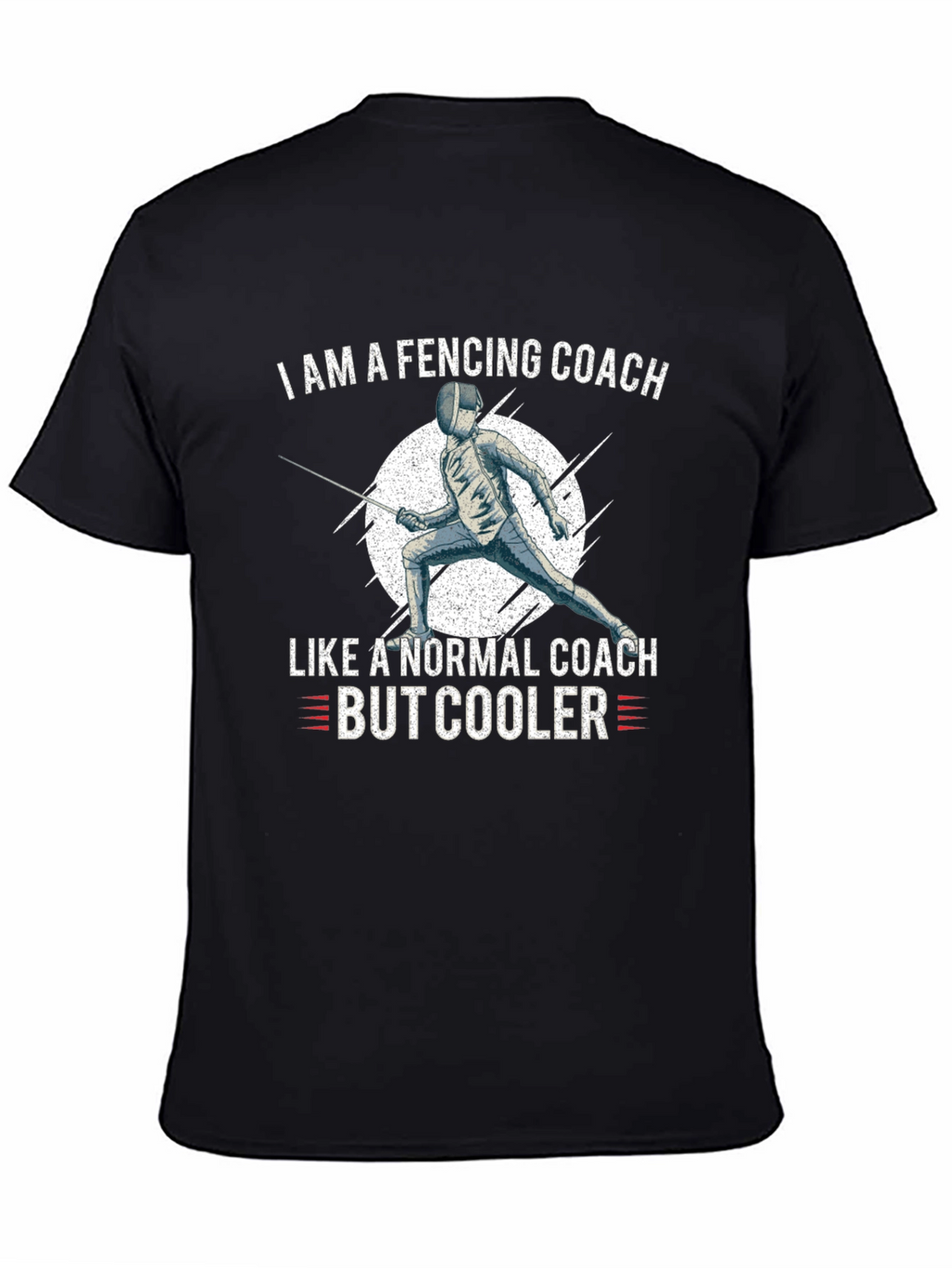 Fencing Coach Graphic Tee - Cool & Stylish
