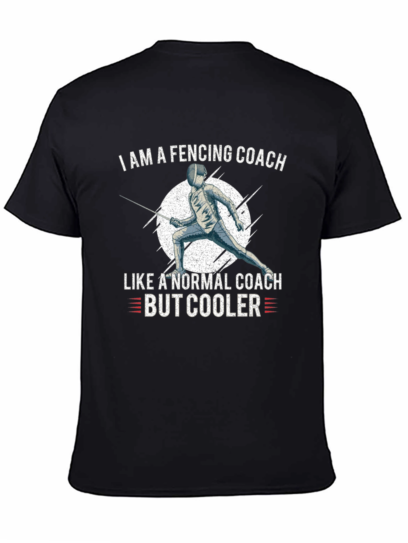Fencing Coach Graphic Tee - Cool & Stylish
