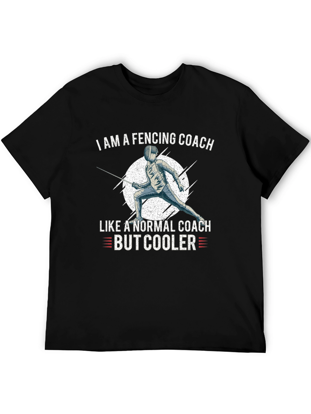Fencing Coach Graphic Tee - Cool & Stylish