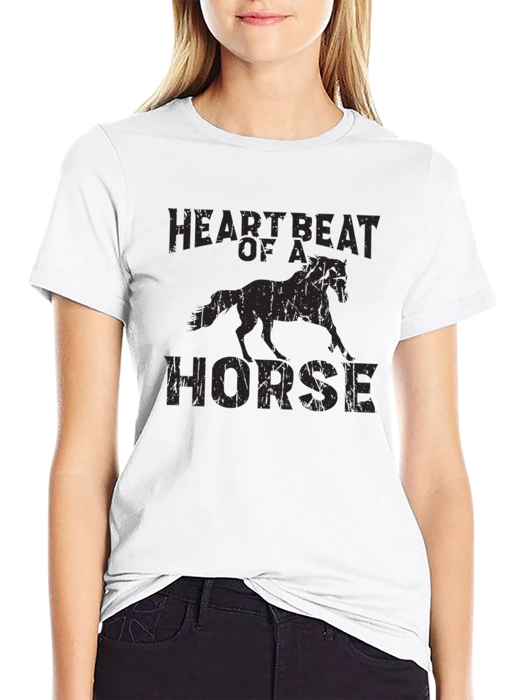 Heartbeat Of A Horse Graphic T-Shirt