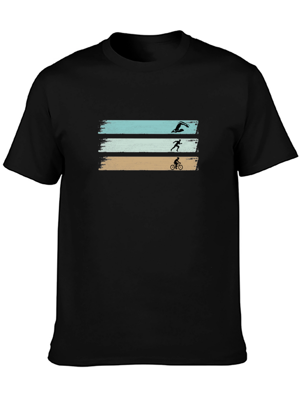 Triathlon Graphic Tee - Swim Run Bike