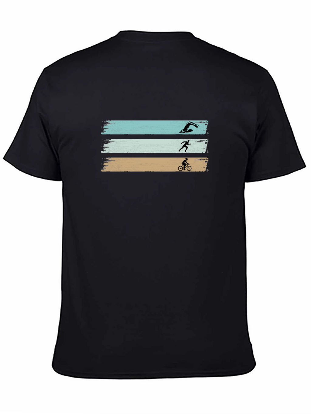 Triathlon Graphic Tee - Swim Run Bike