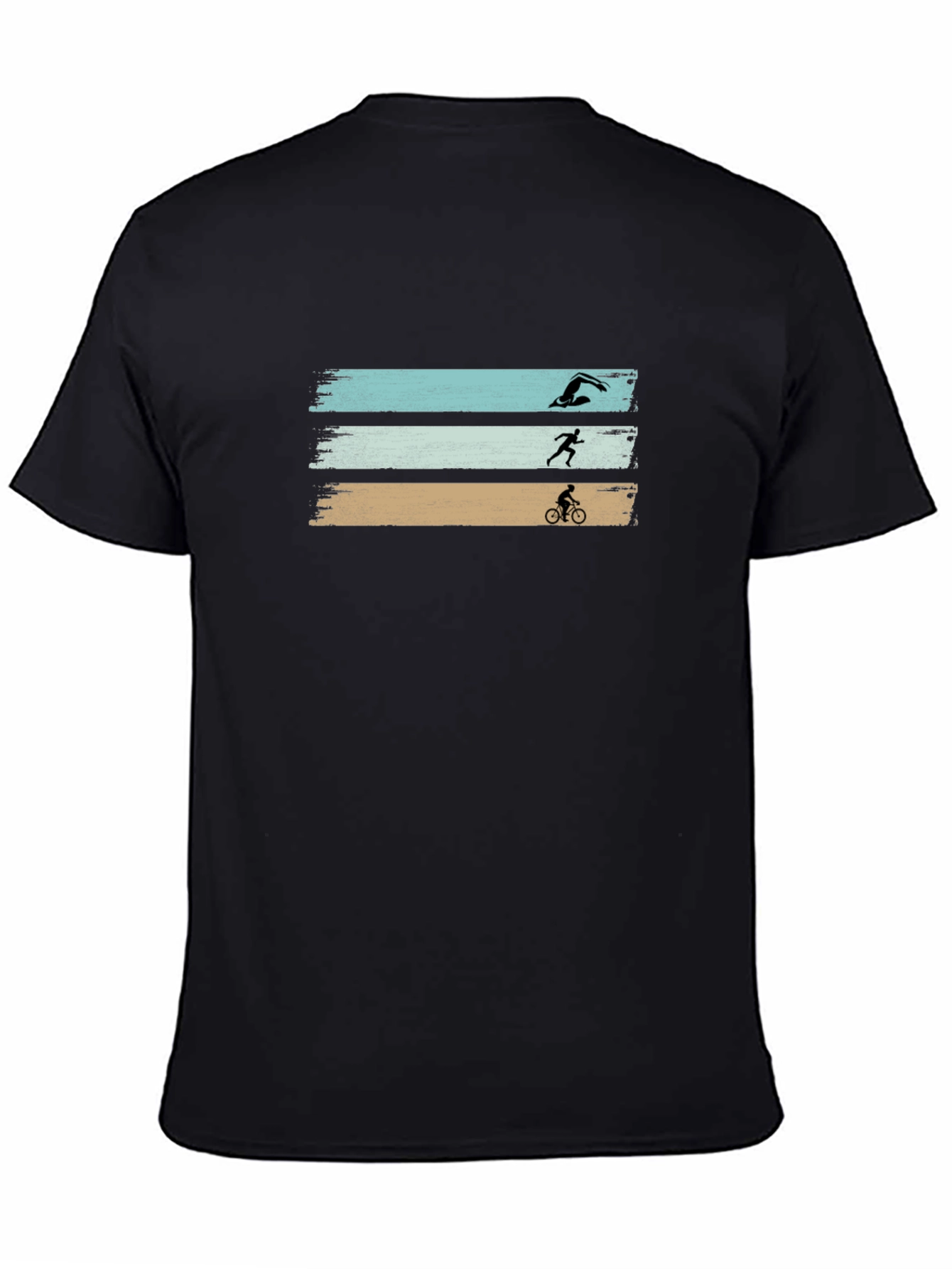 Triathlon Graphic Tee - Swim Run Bike