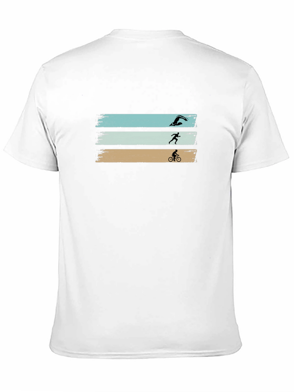 Triathlon Graphic Tee - Swim Run Bike