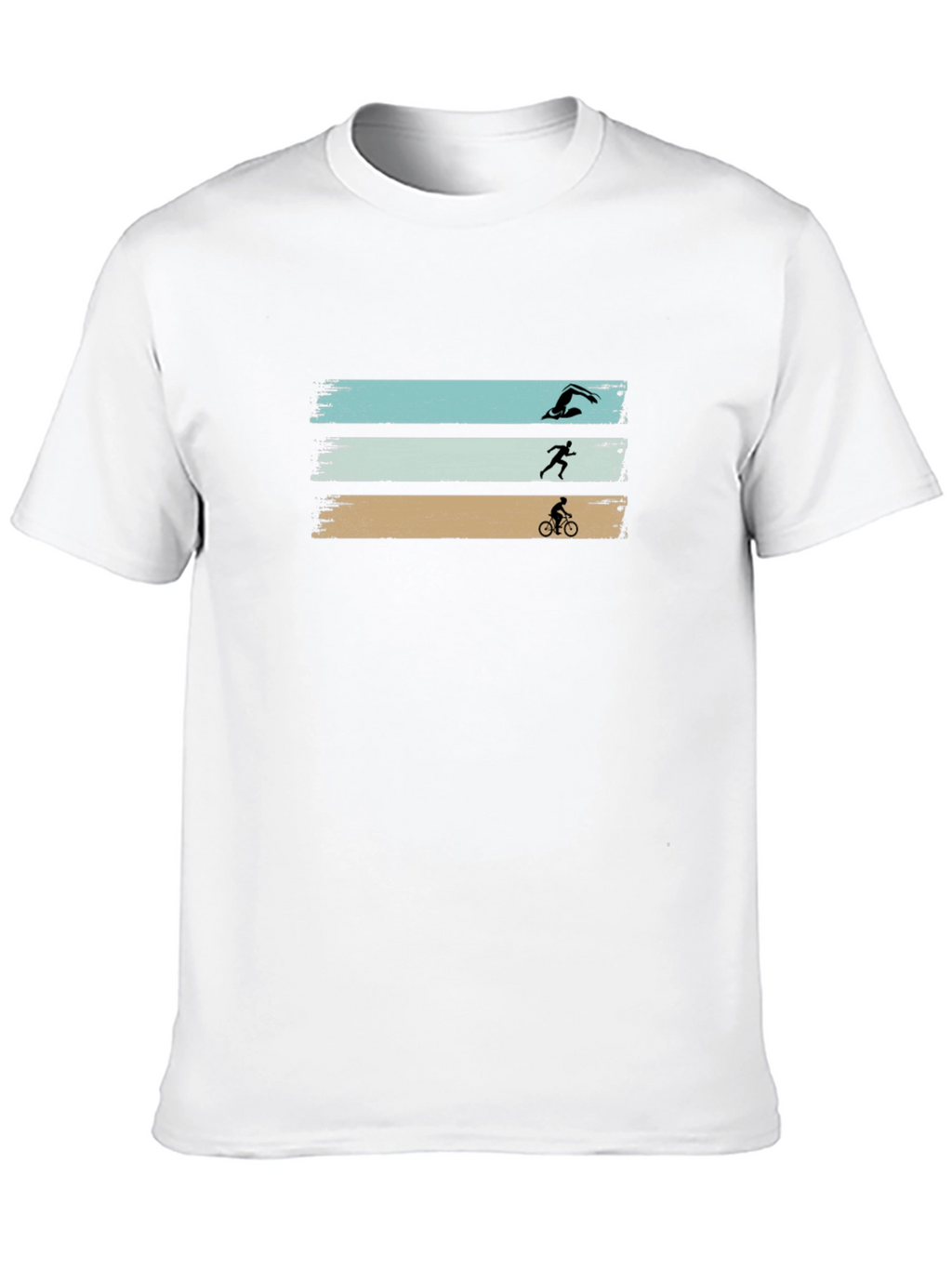Triathlon Graphic Tee - Swim Run Bike