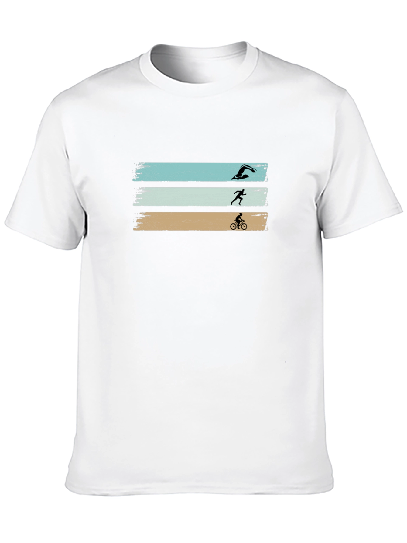 Triathlon Graphic Tee - Swim Run Bike