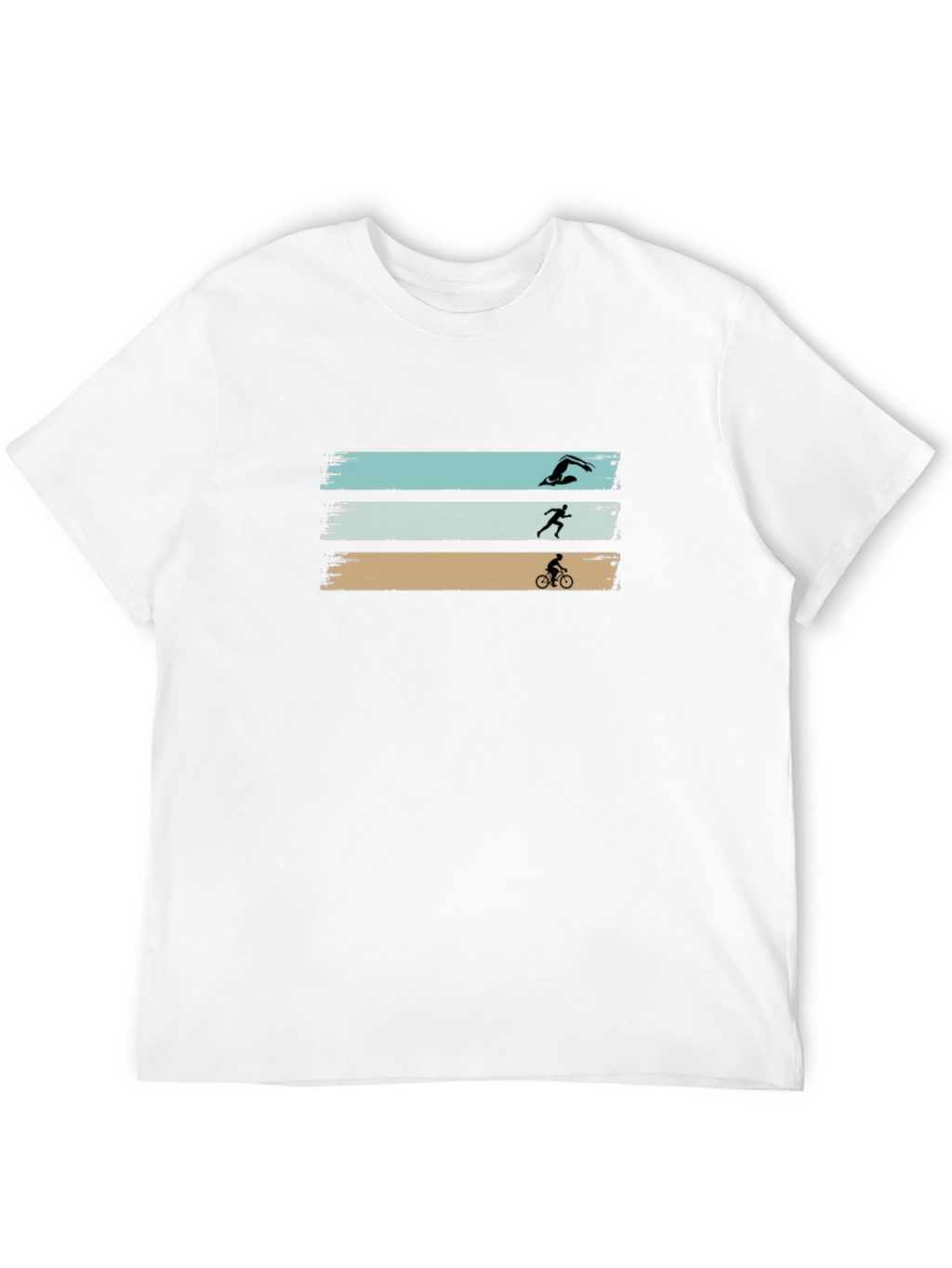 Triathlon Graphic Tee - Swim Run Bike