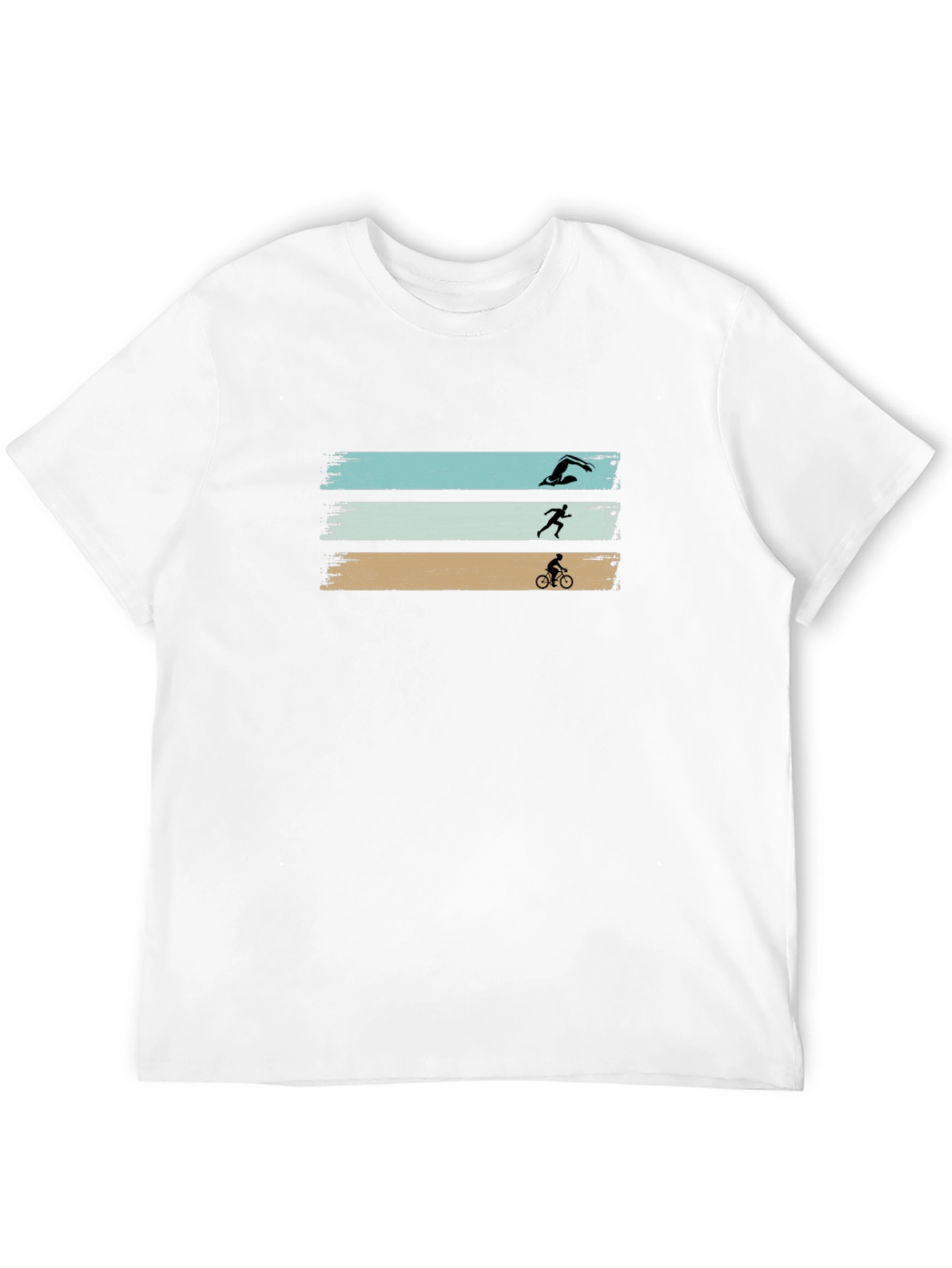 Triathlon Graphic Tee - Swim Run Bike