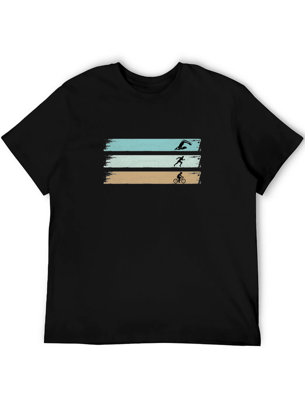 Triathlon Graphic Tee - Swim Run Bike