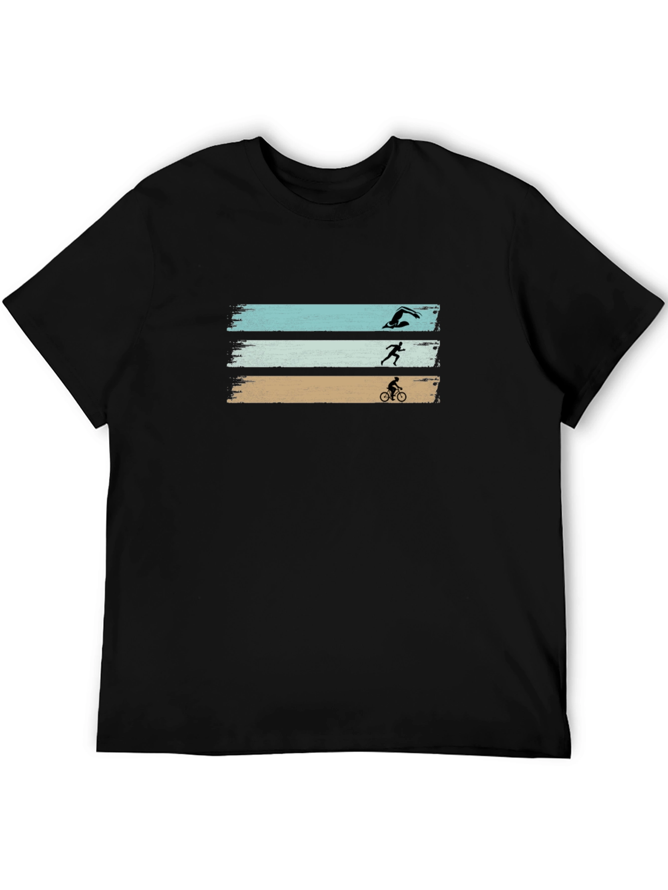Triathlon Graphic Tee - Swim Run Bike