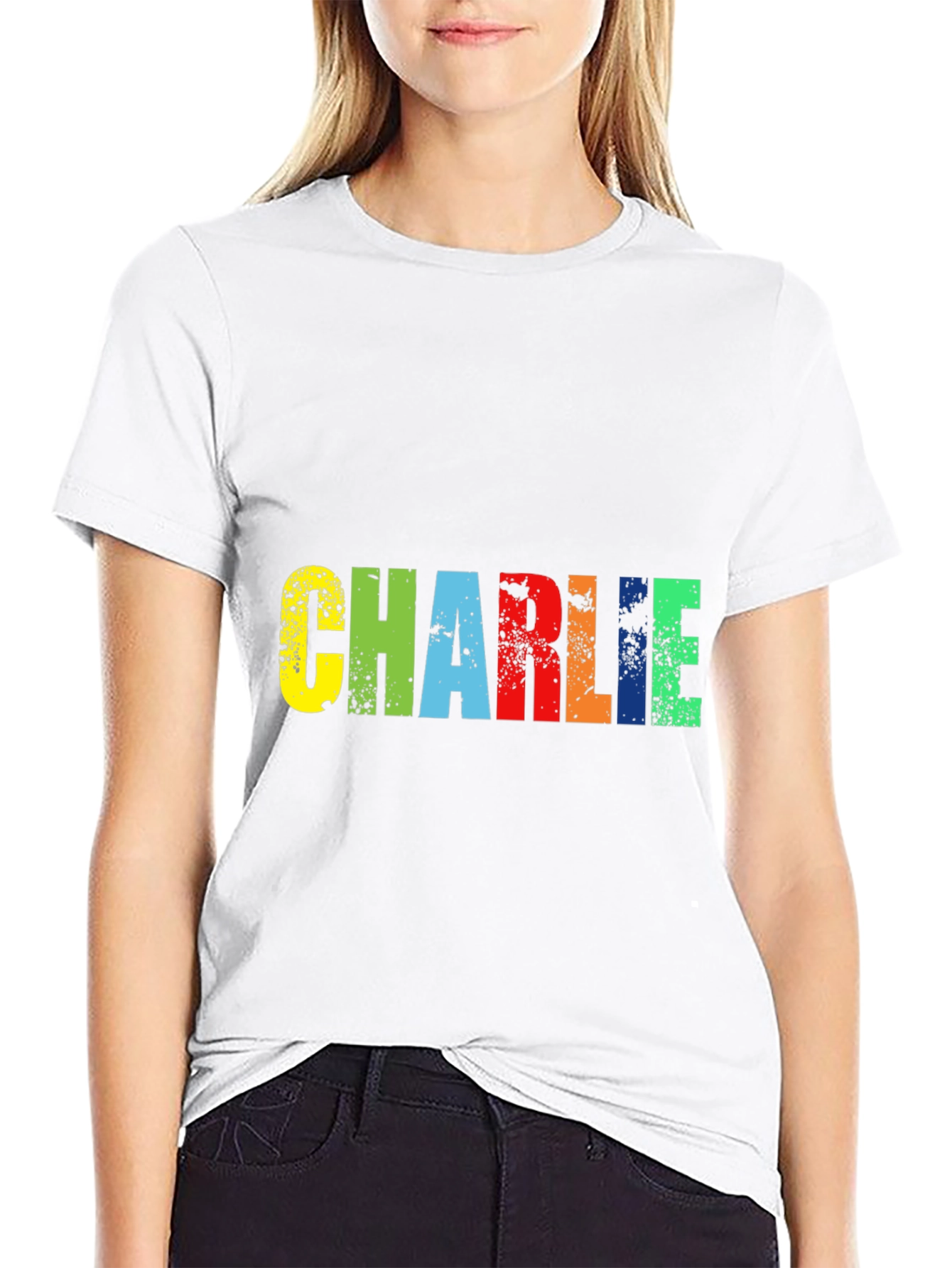Charlie Colorful Graphic T-Shirt