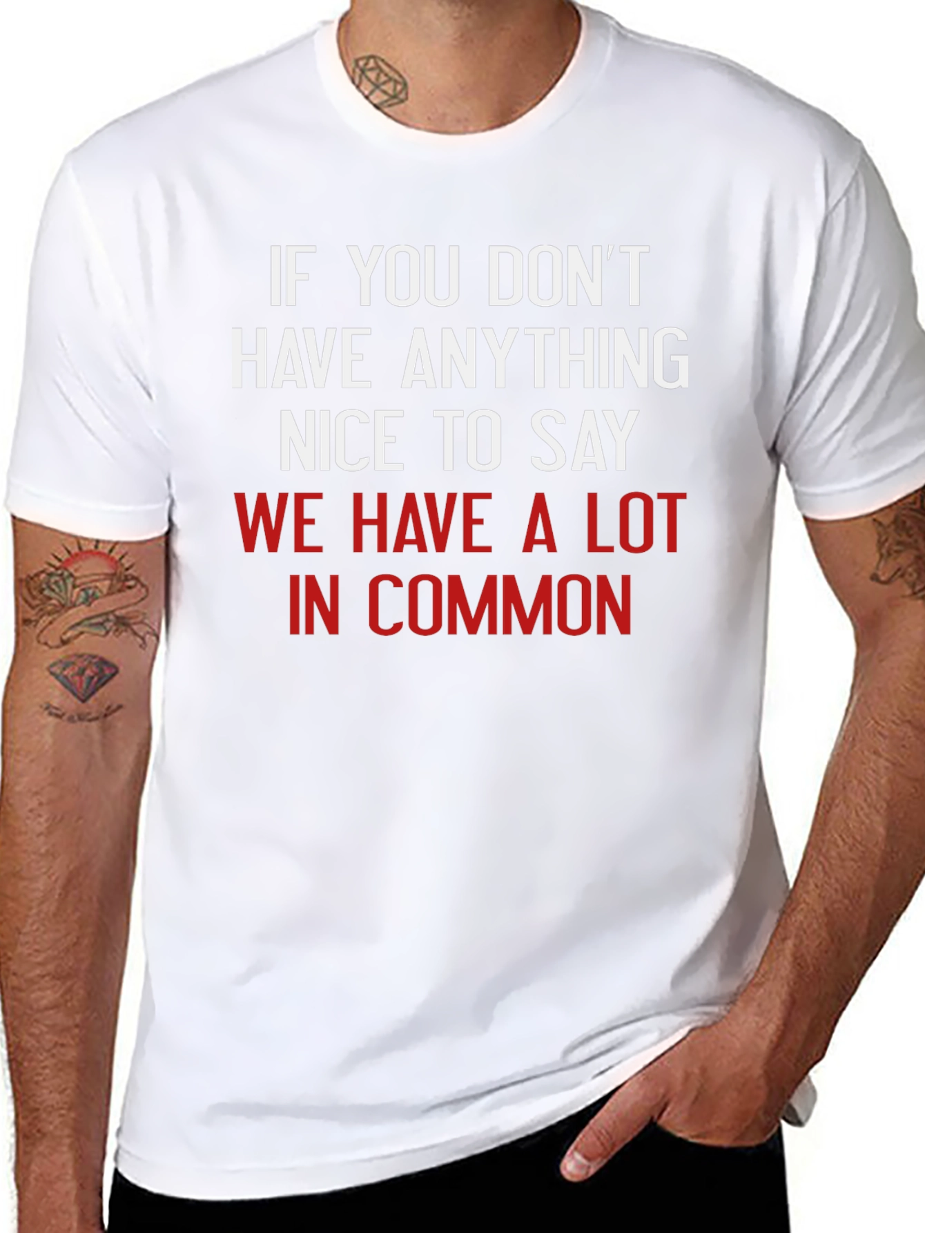 Funny Sarcastic T-Shirt - If You Dont Have Anything Nice to Say