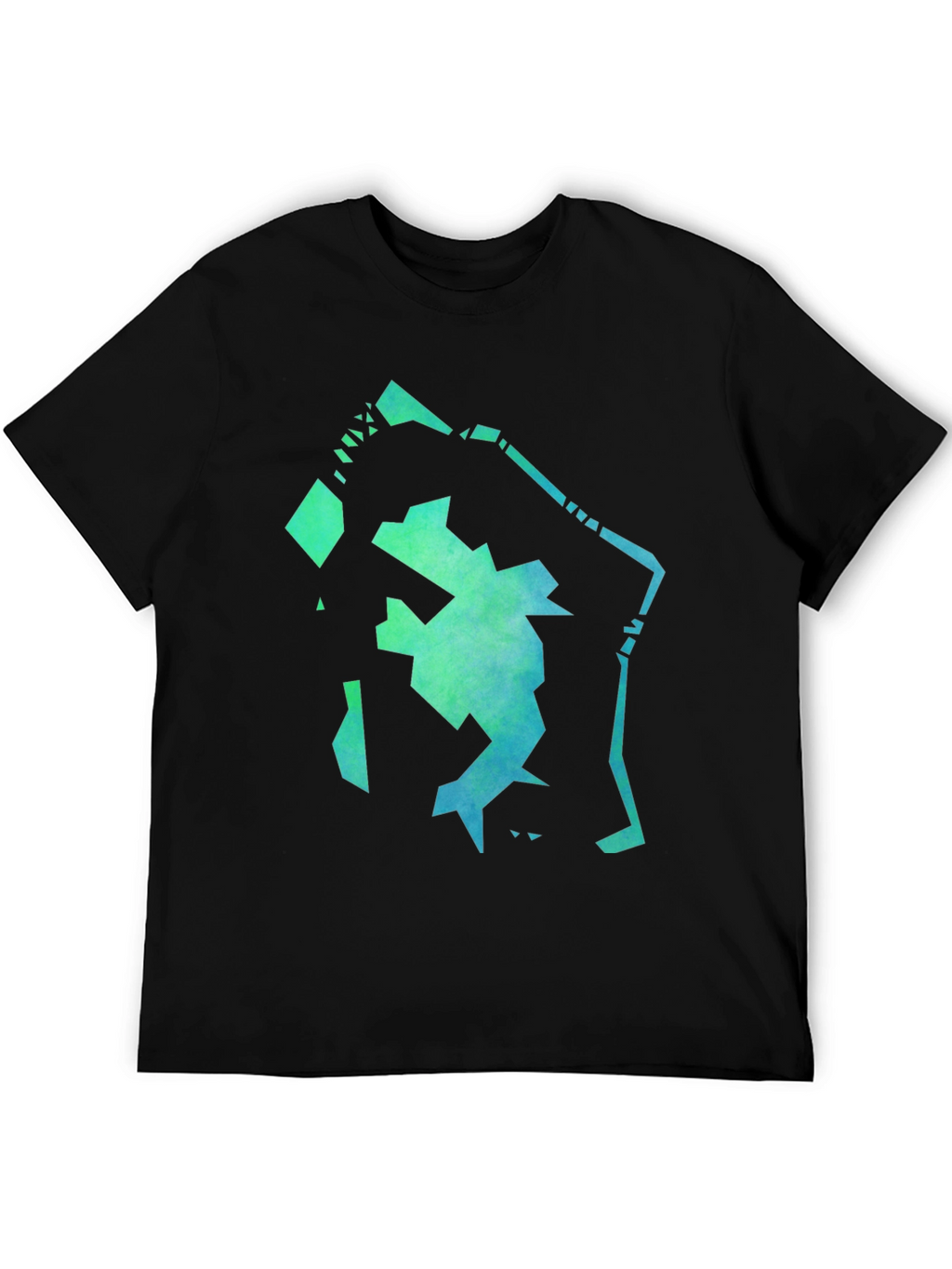 Abstract Graphic Print Crew Neck T-Shirt