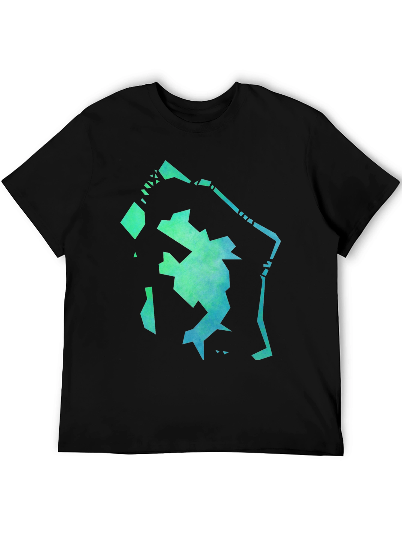 Abstract Graphic Print Crew Neck T-Shirt
