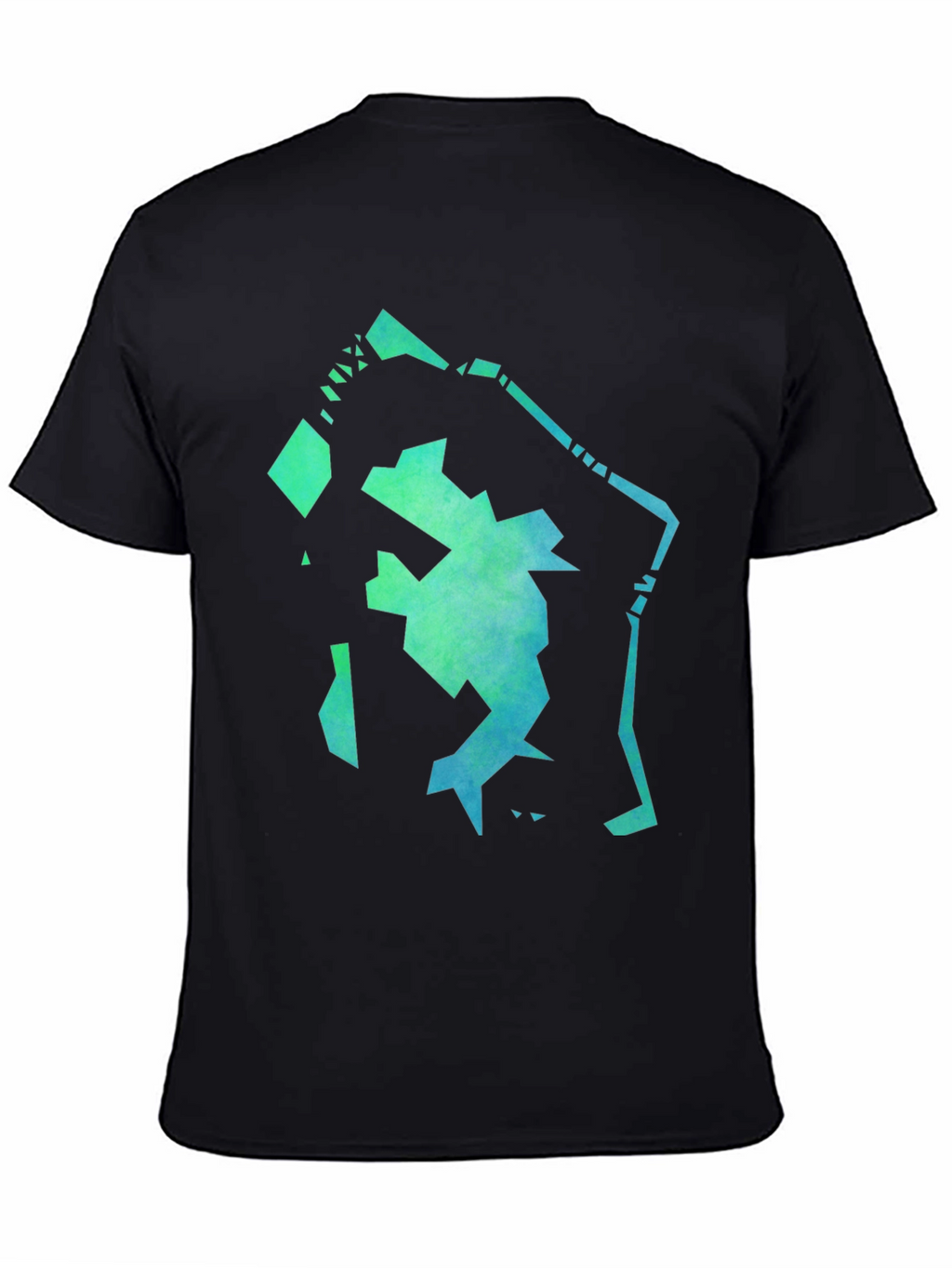 Abstract Graphic Print Crew Neck T-Shirt