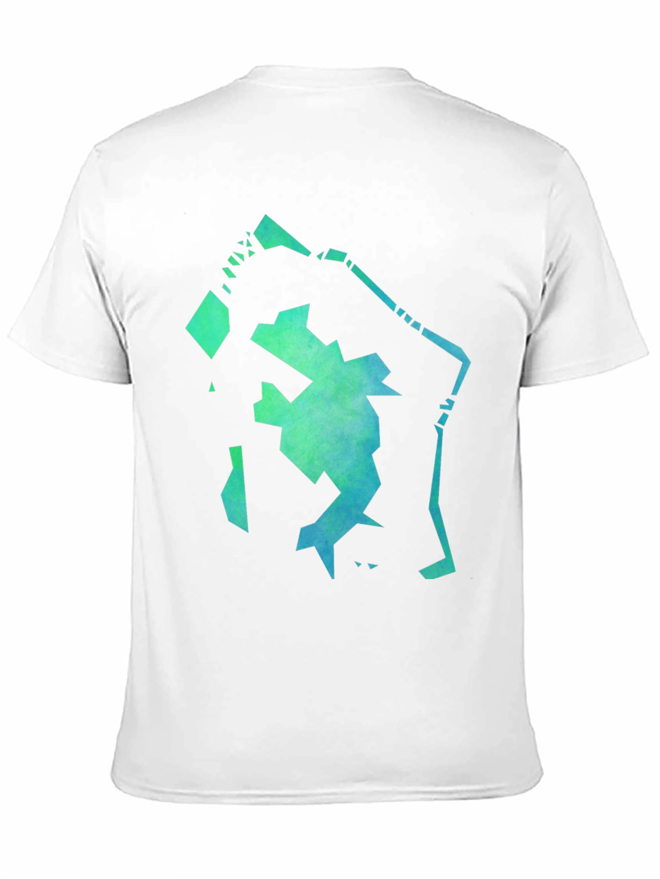 Abstract Graphic Print Crew Neck T-Shirt