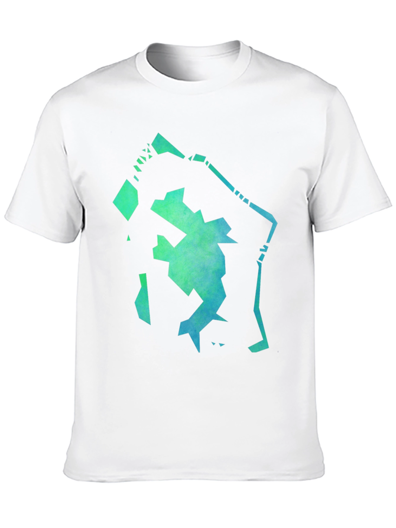 Abstract Graphic Print Crew Neck T-Shirt