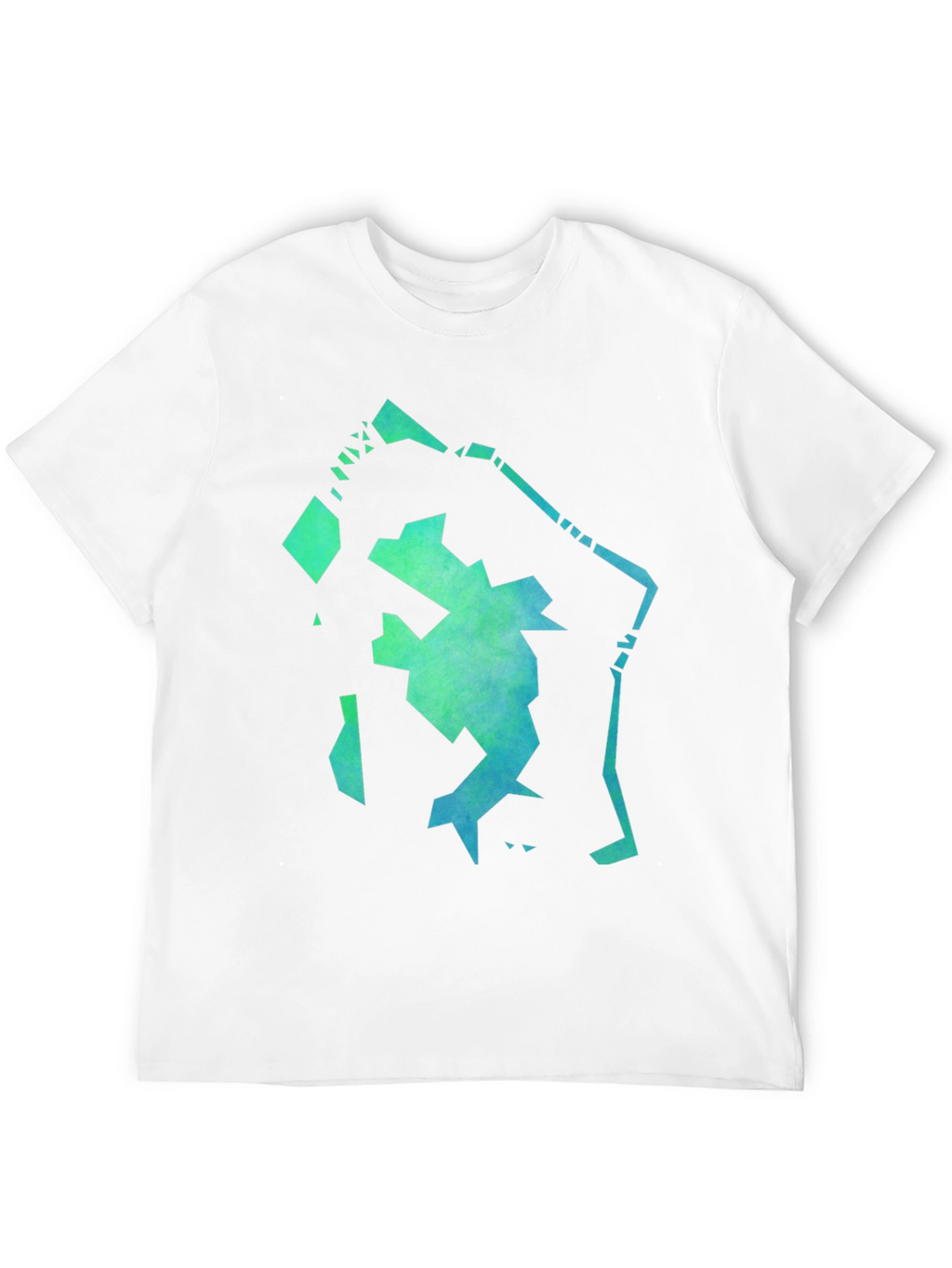 Abstract Graphic Print Crew Neck T-Shirt