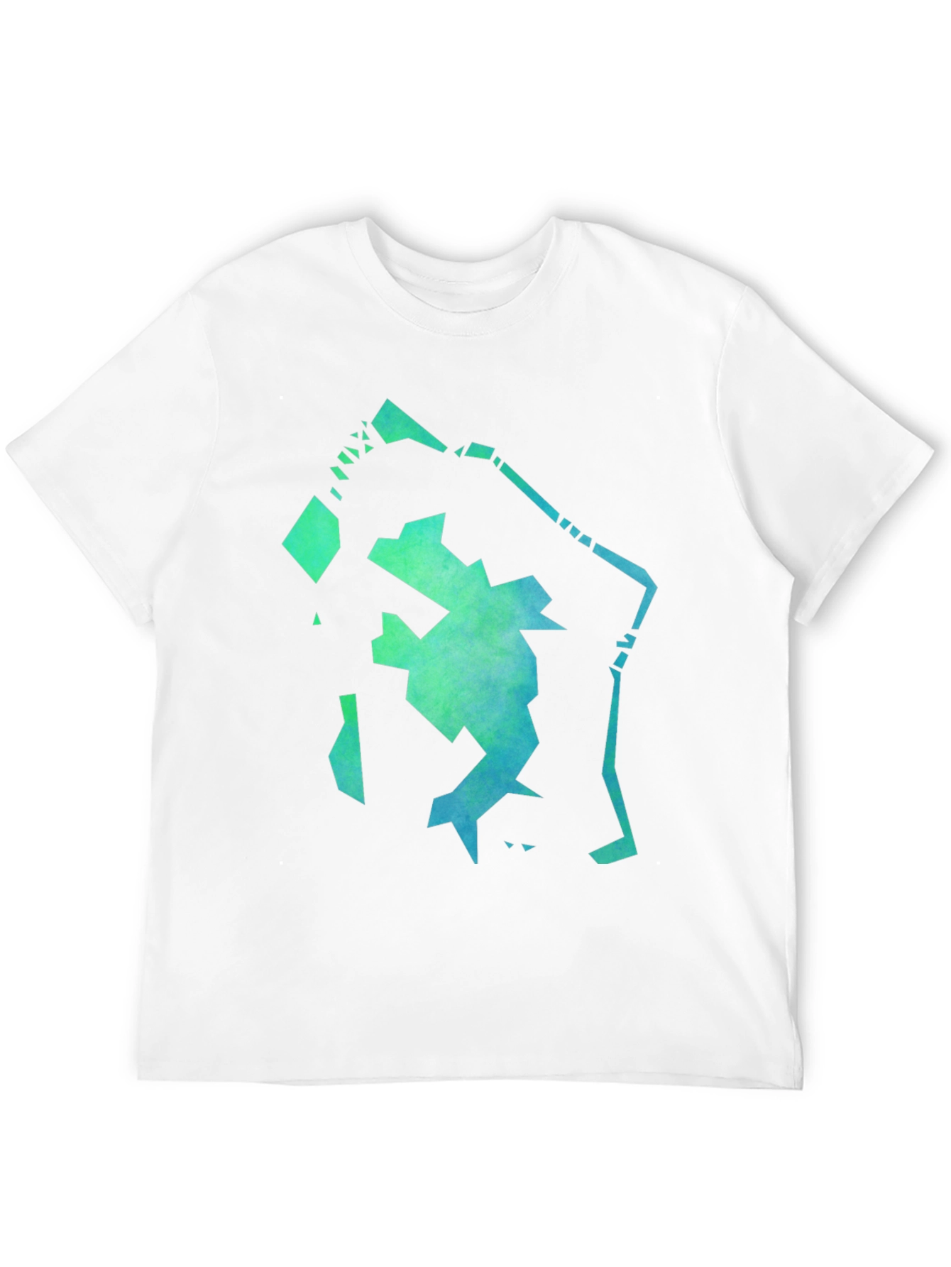 Abstract Graphic Print Crew Neck T-Shirt