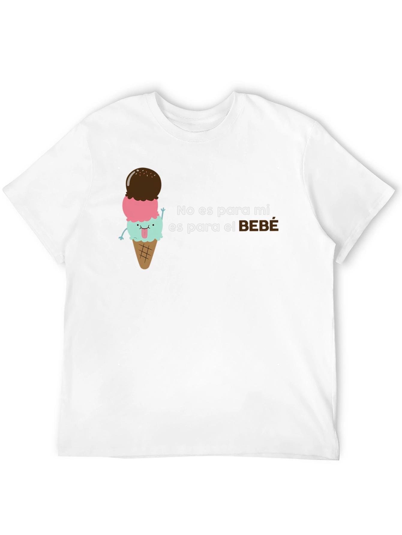 Cute Ice Cream No es para mi Baby T-Shirt