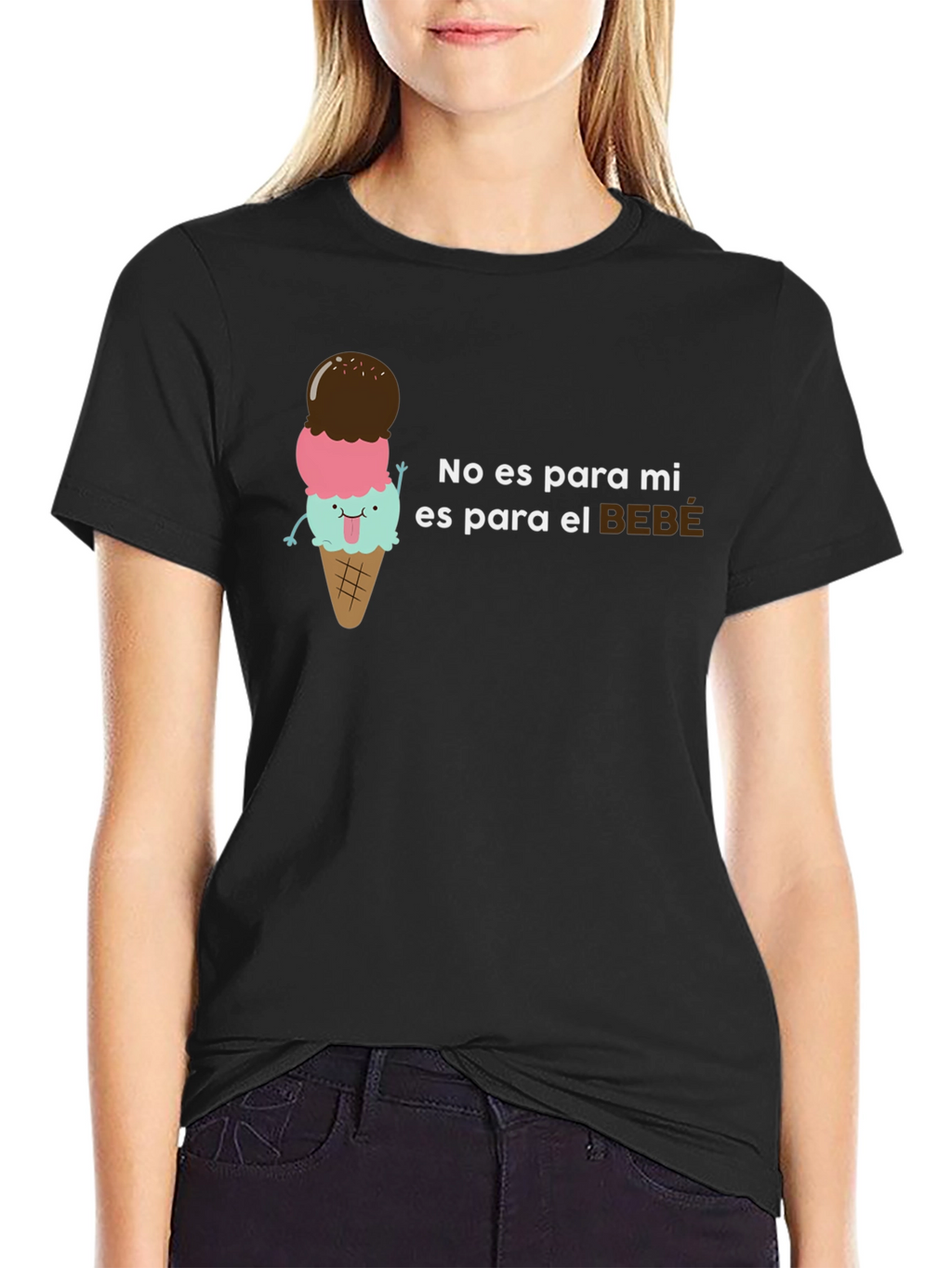 Cute Ice Cream No es para mi Baby T-Shirt