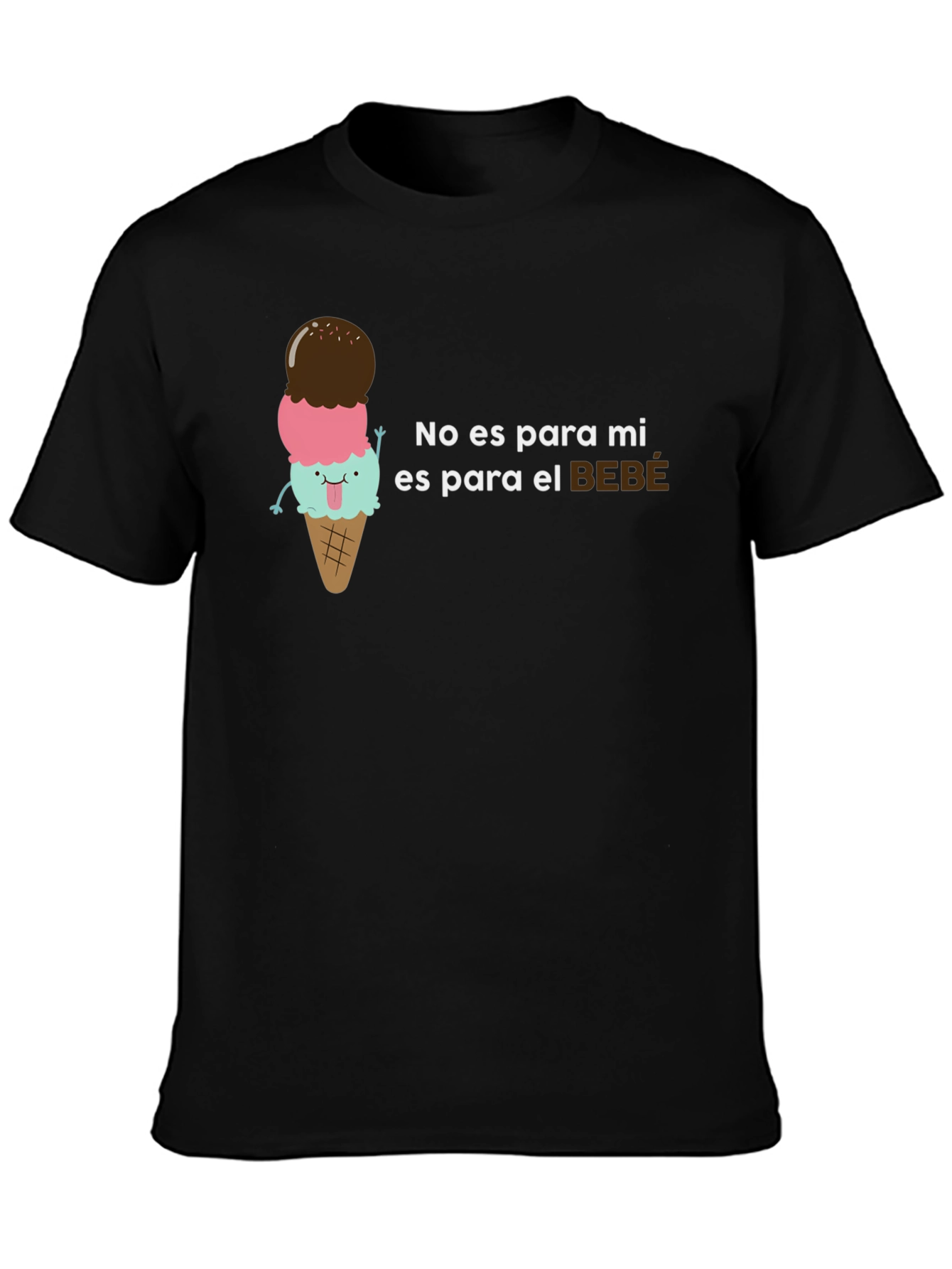 Cute Ice Cream No es para mi Baby T-Shirt