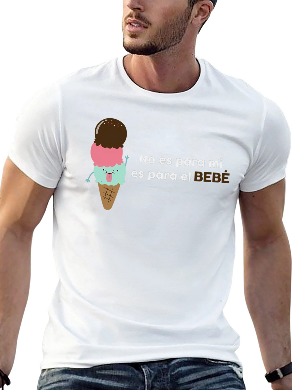Cute Ice Cream No es para mi Baby T-Shirt
