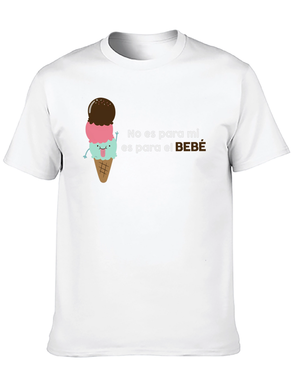 Cute Ice Cream No es para mi Baby T-Shirt