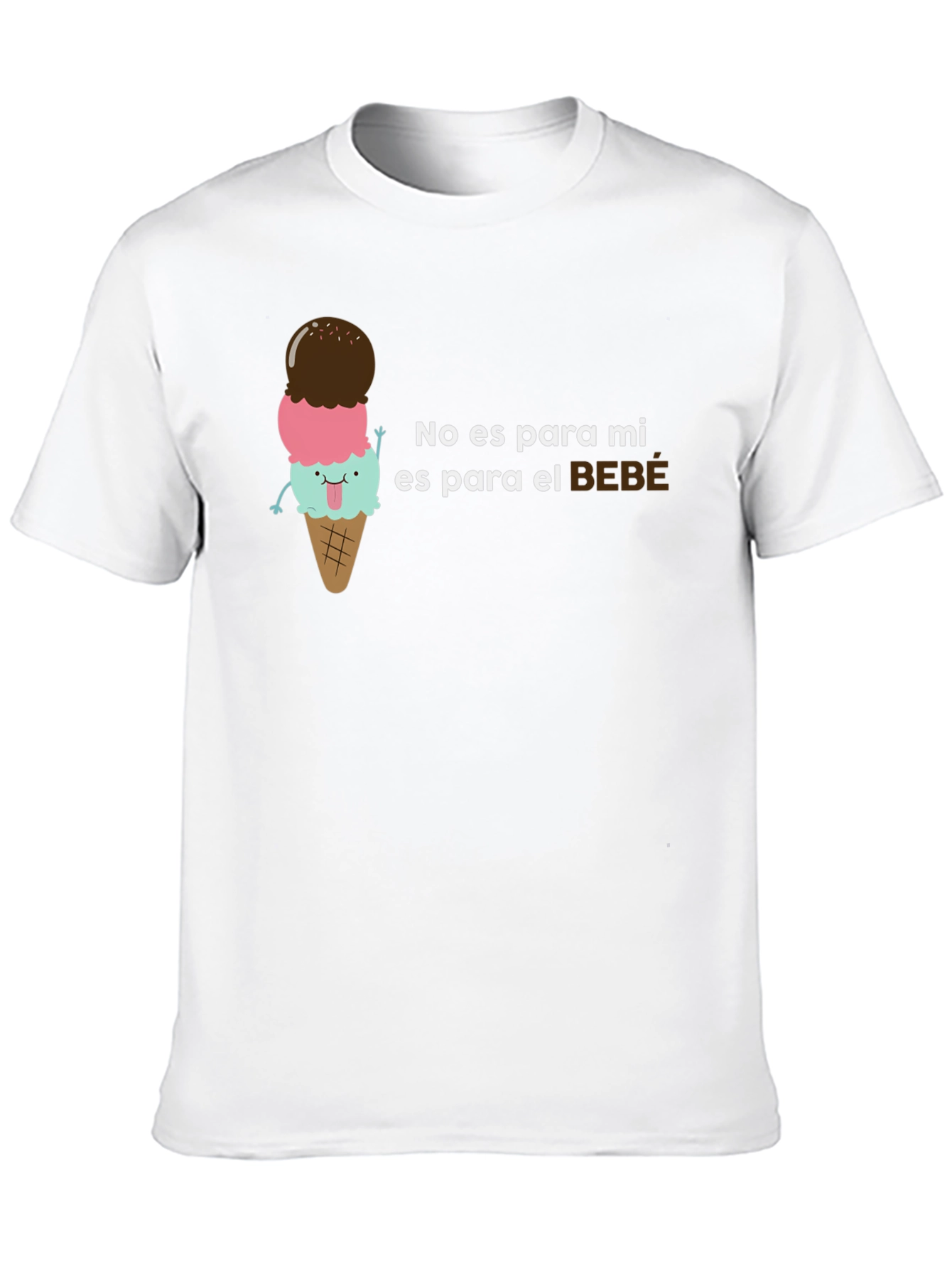 Cute Ice Cream No es para mi Baby T-Shirt