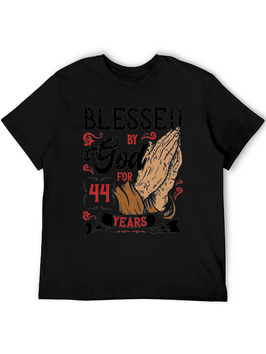Blessed by God 44 Years T-Shirt