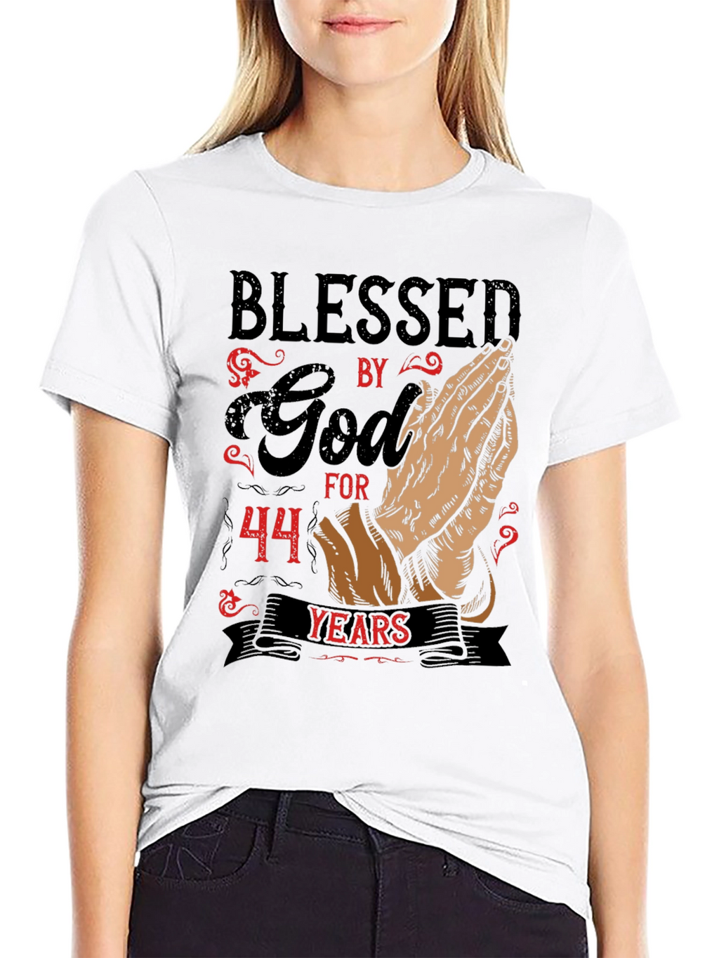 Blessed by God 44 Years T-Shirt