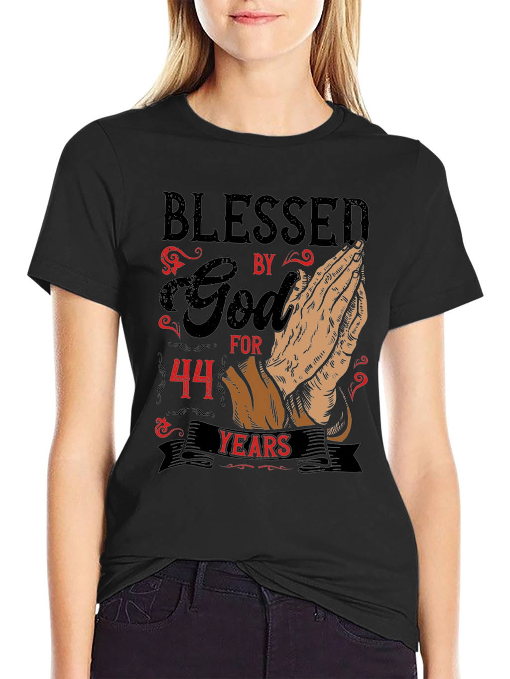Blessed by God 44 Years T-Shirt