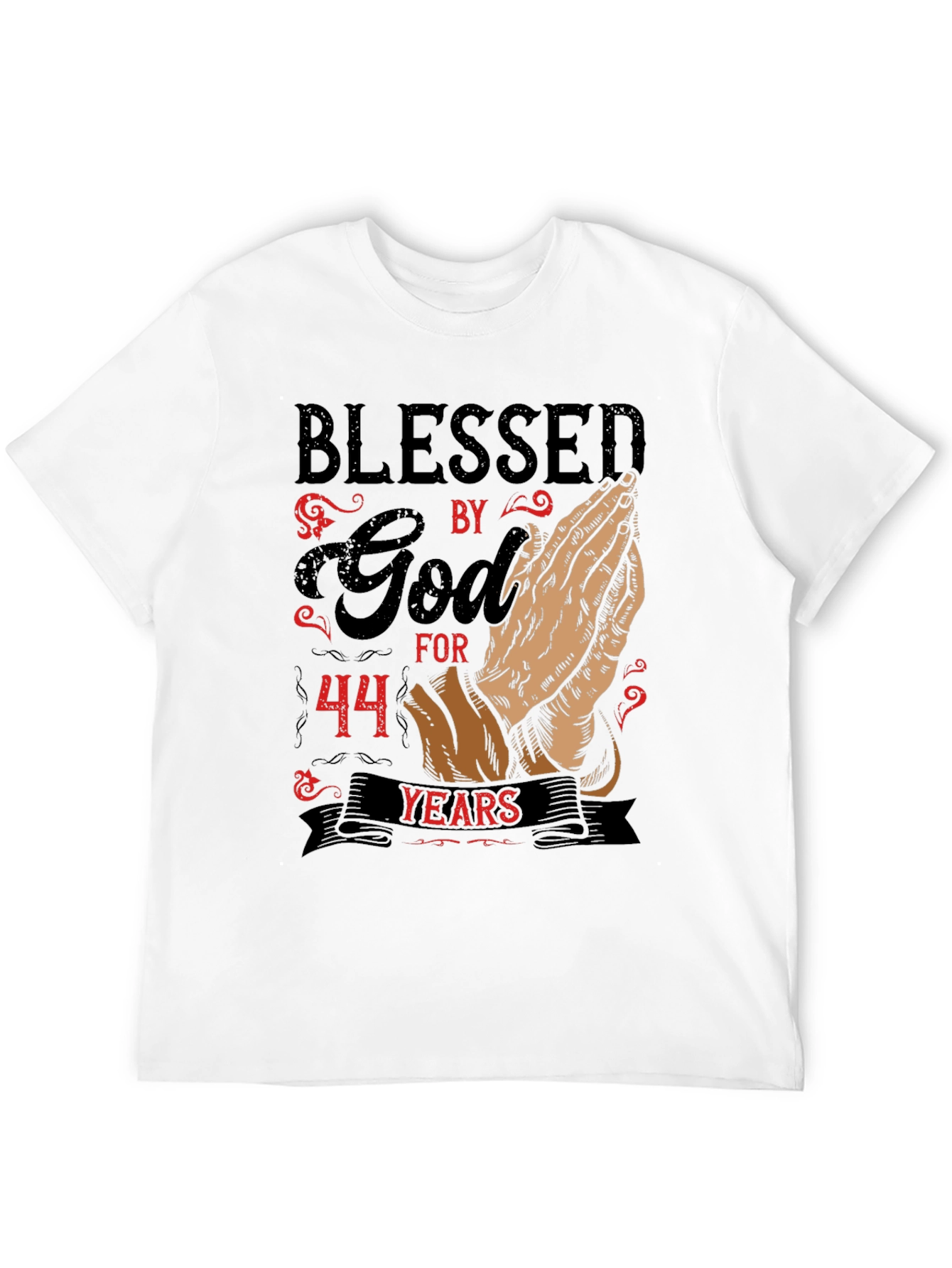 Blessed by God 44 Years T-Shirt